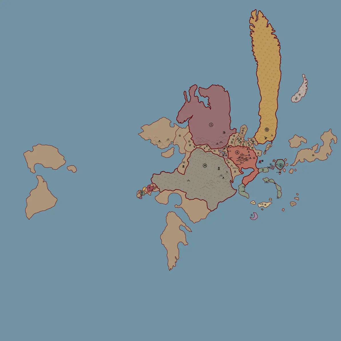 解析几乎完全精确的火影忍者世界地图