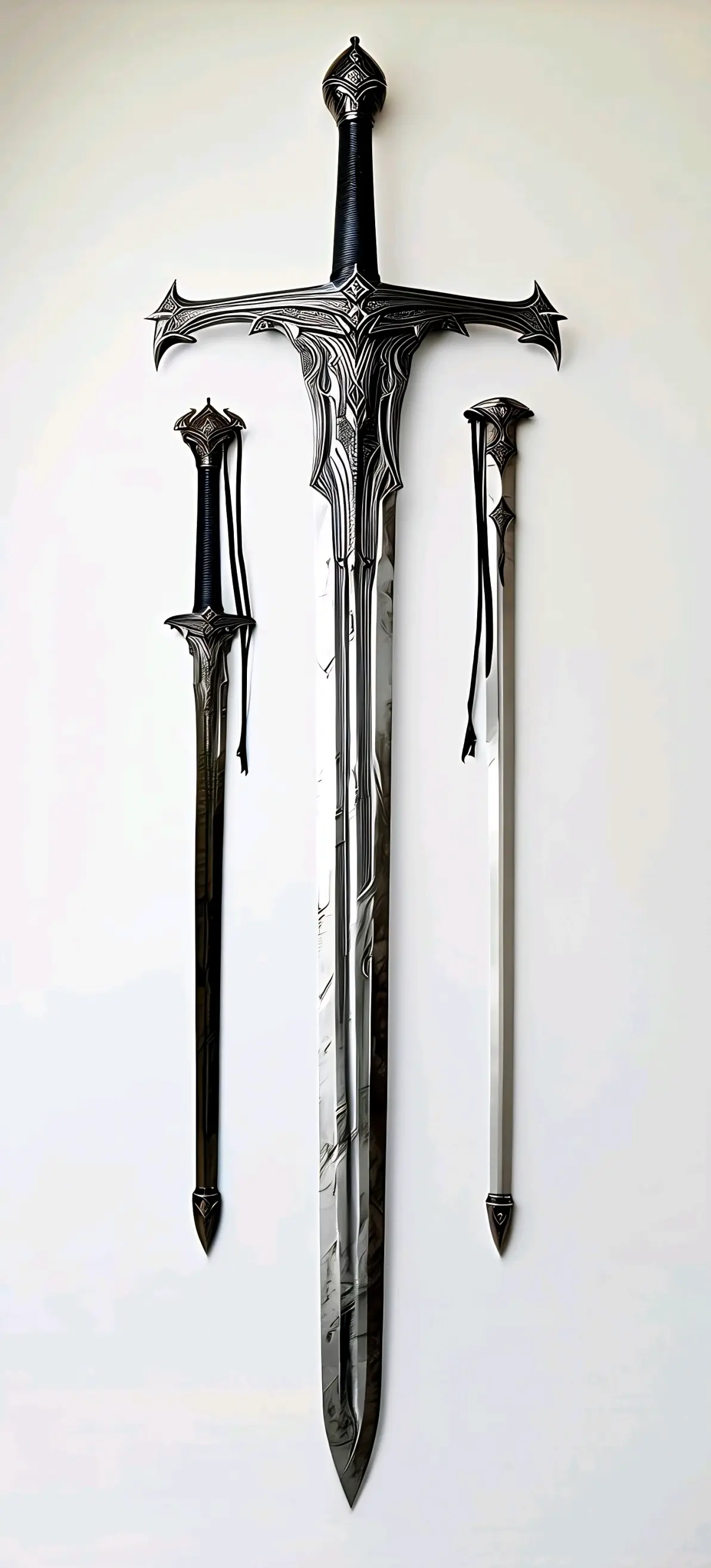 ai绘画,ai画的剑(武器设计).2025年2月11日