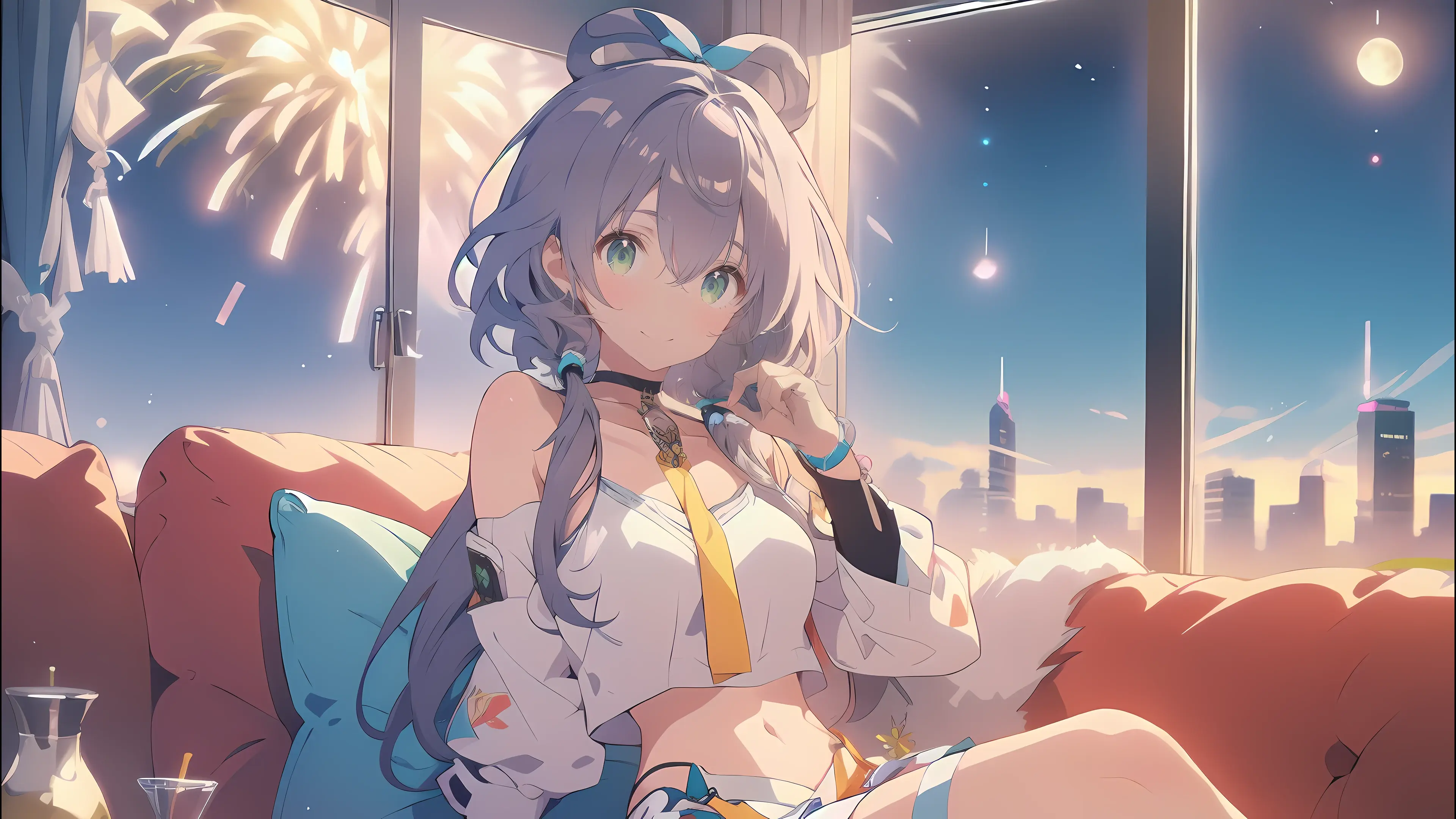 【洛天依ai绘画】夜