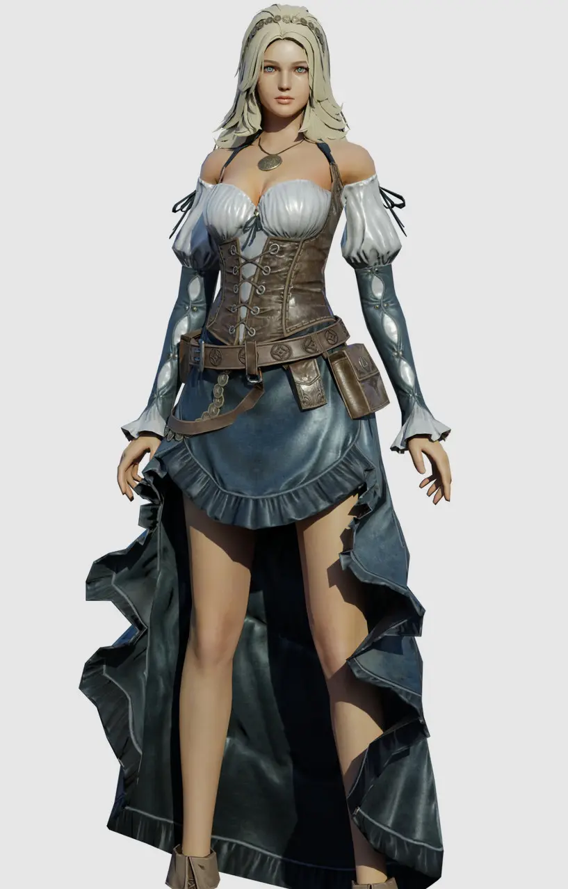 《v4跨界战》游戏人物角色3d模型合集