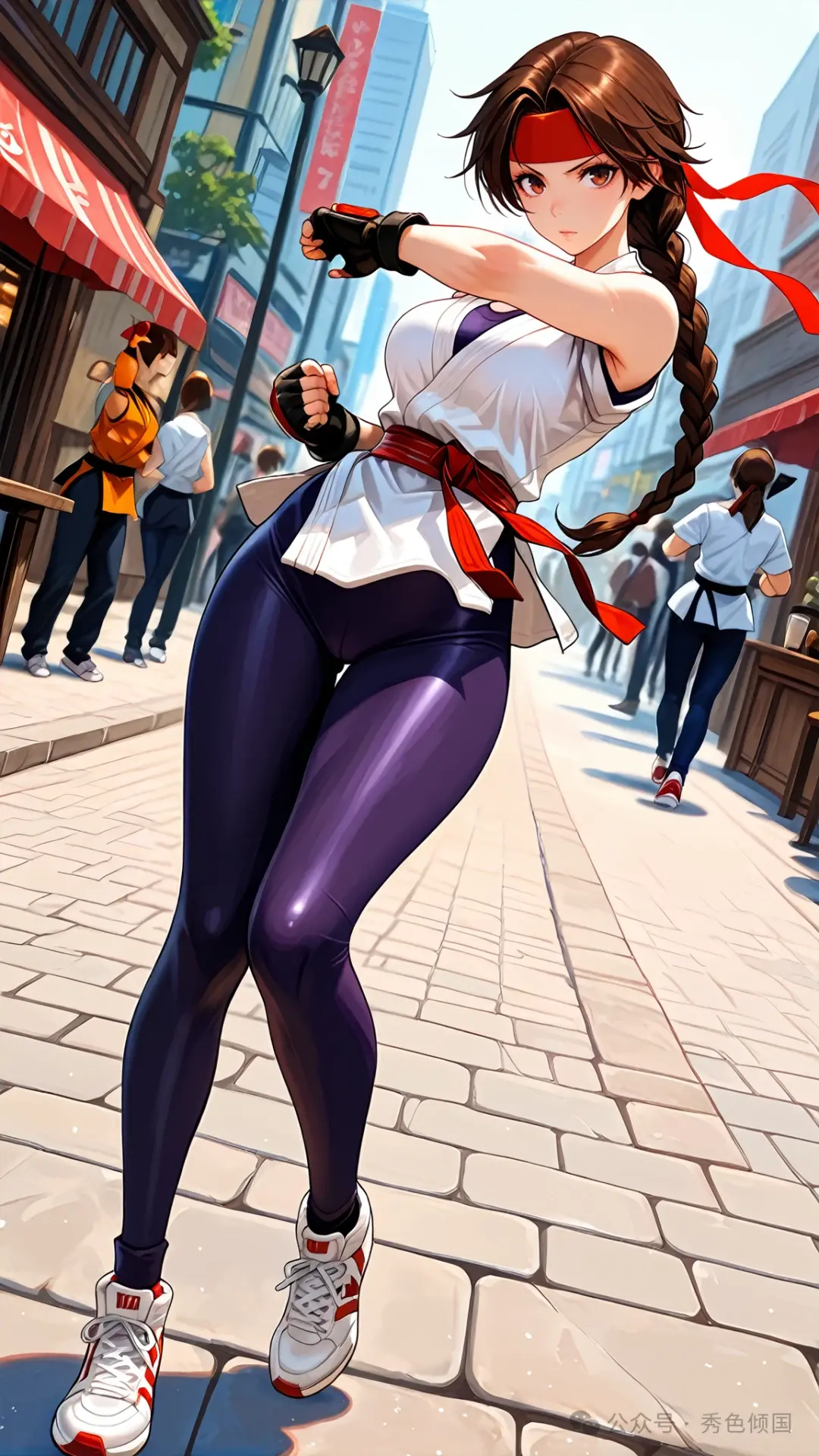 奔放的飞燕坂崎百合from《拳皇kof》