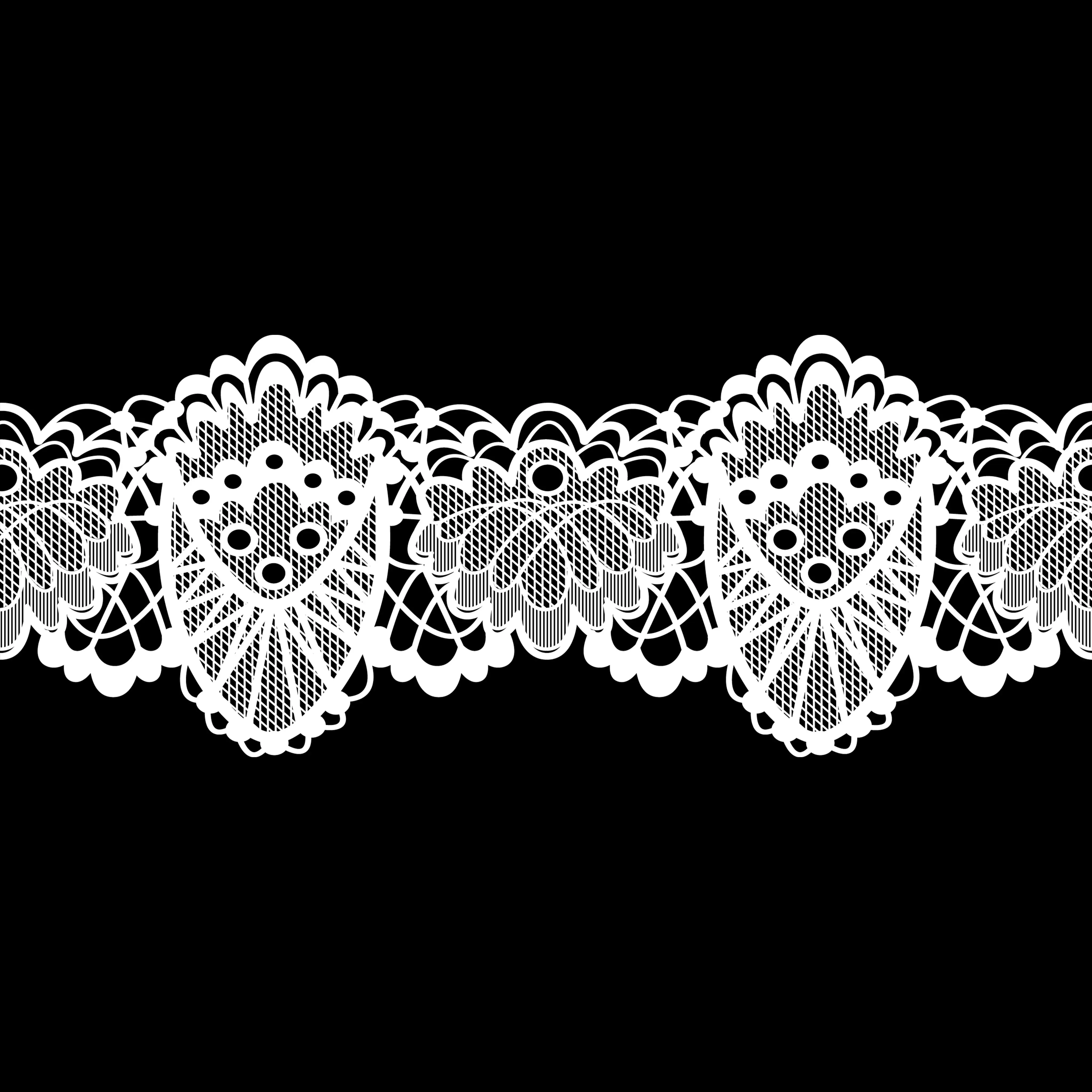 140款衣服布料蕾丝花边花纹图案平铺纹理alpha灰度图zb笔刷资源免费