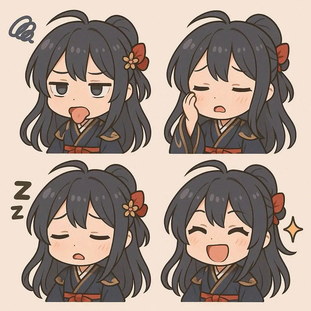 码农界的动漫魂!这古风萌妹表情包绝了