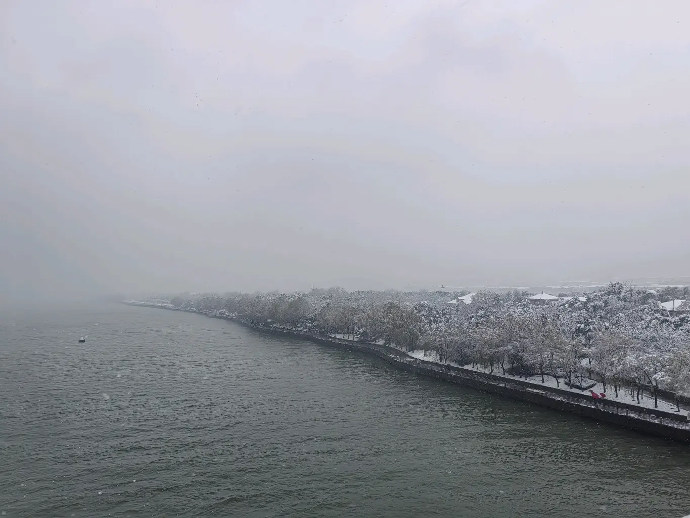 潇湘八景之江天暮雪