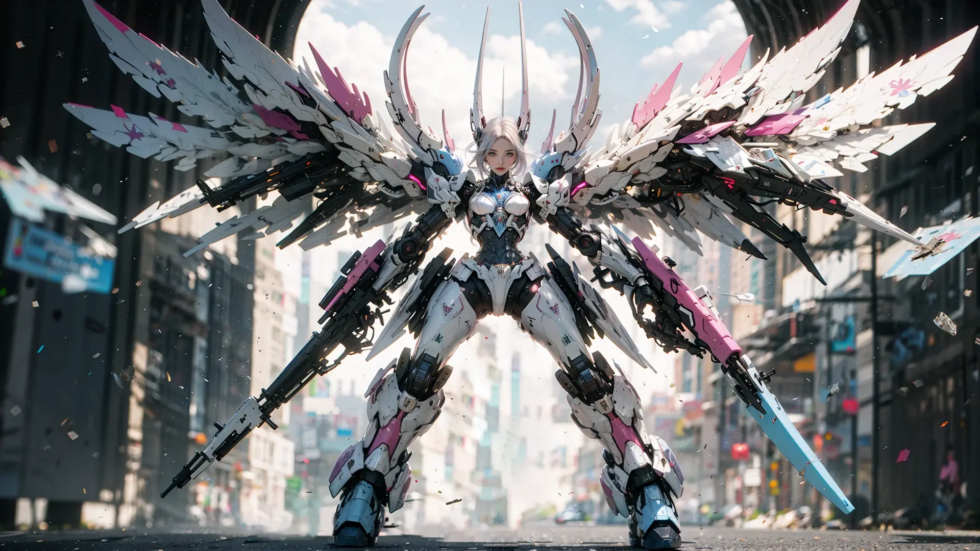 帅气的机甲!机娘