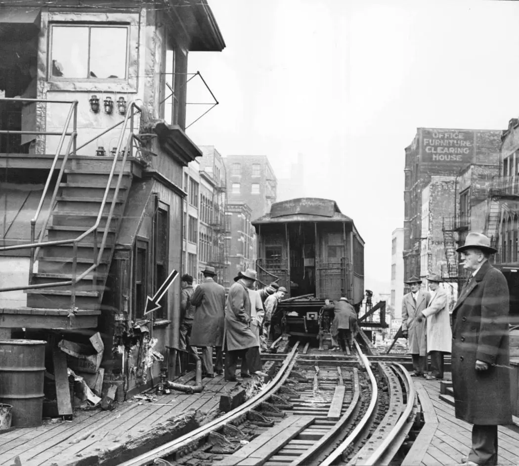 老照片 美国芝加哥的地铁 见证了芝加哥的发展