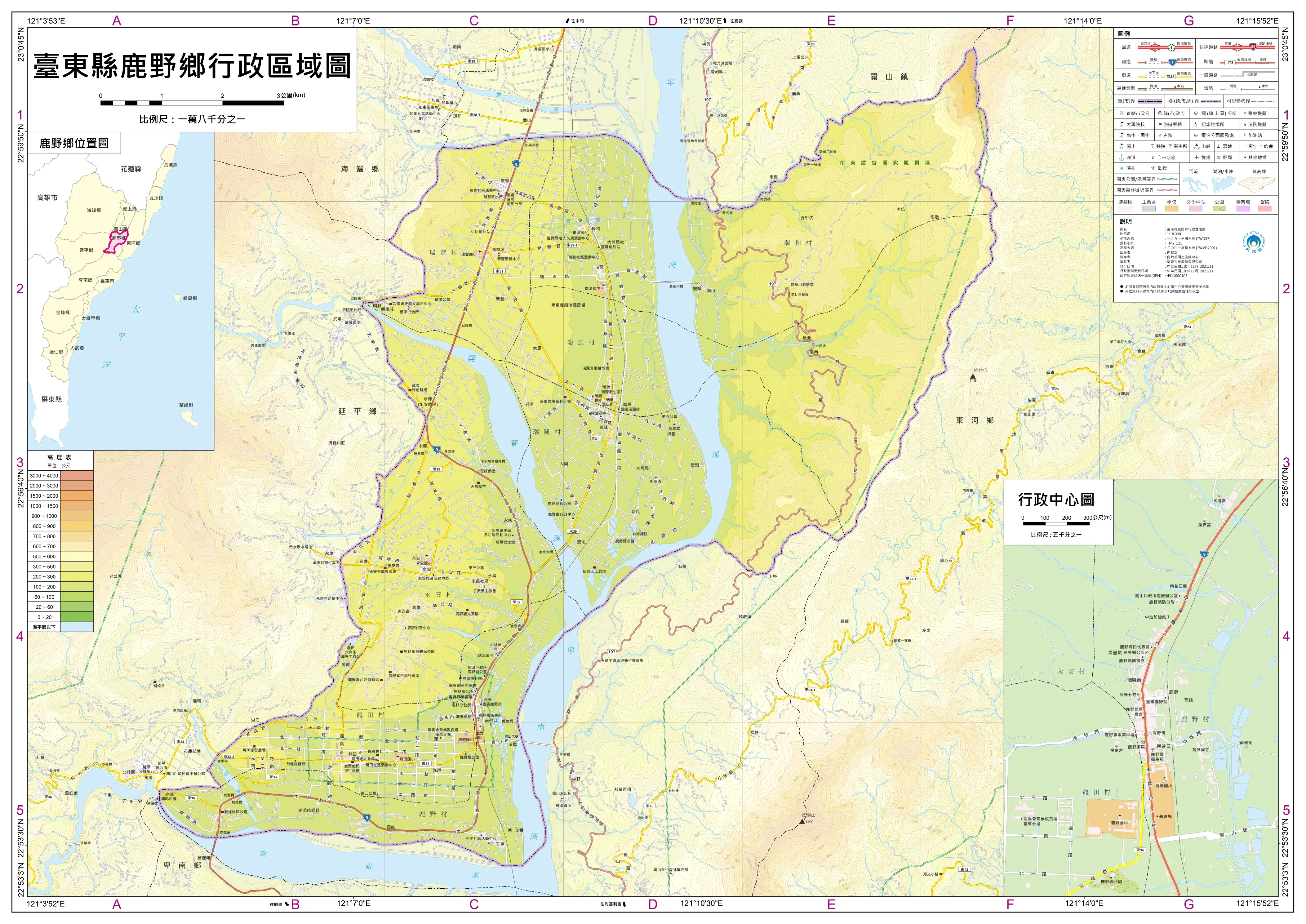 东台市乡镇分布地图图片