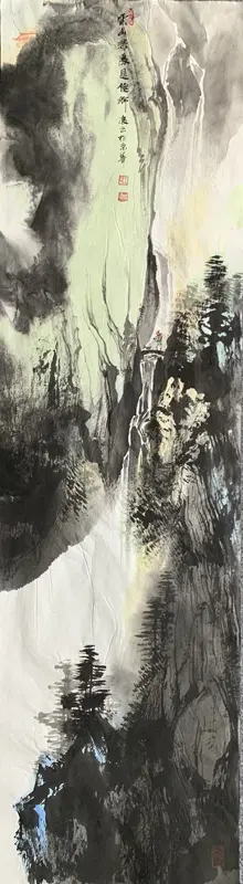 欣赏画家凌云的画作,感受诗意和禅意,让心灵得到净化和升华 - 哔哩