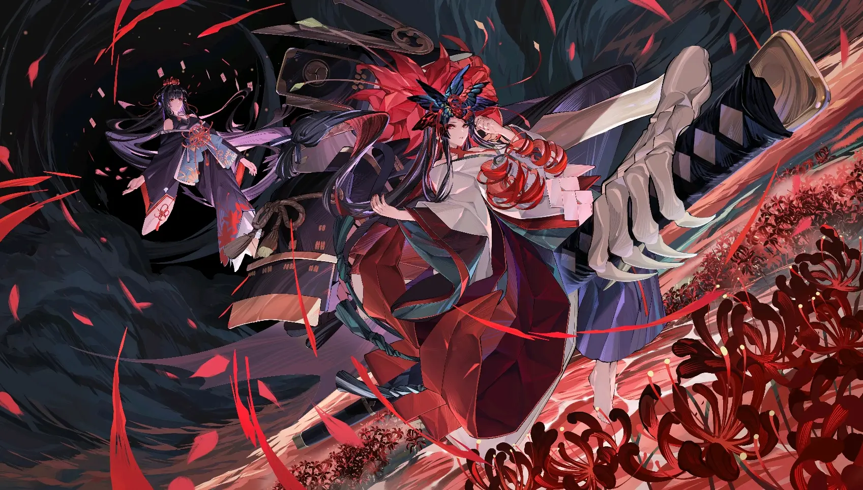 彼岸花插画特辑