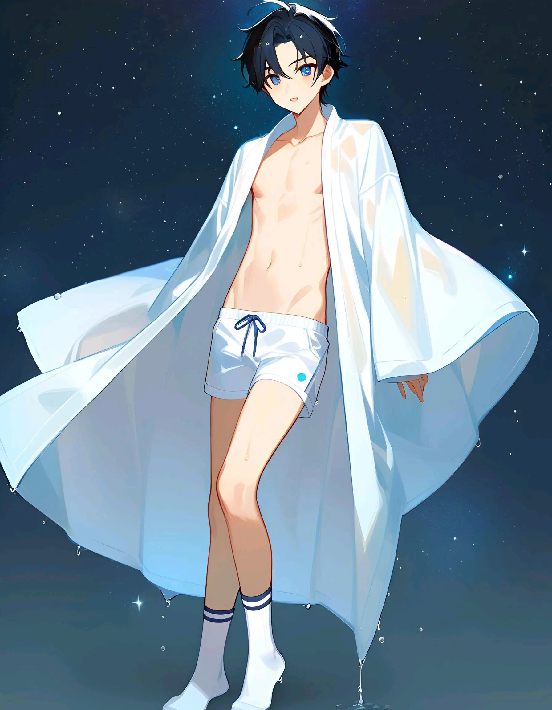 风衣短裤哥哥哥