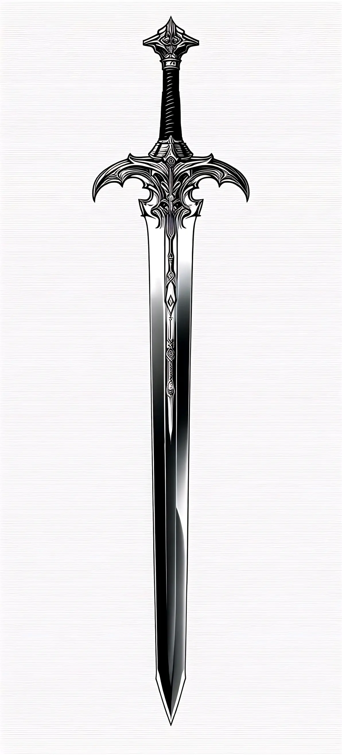 ai绘画,ai画的剑(武器设计).2025年2月11日