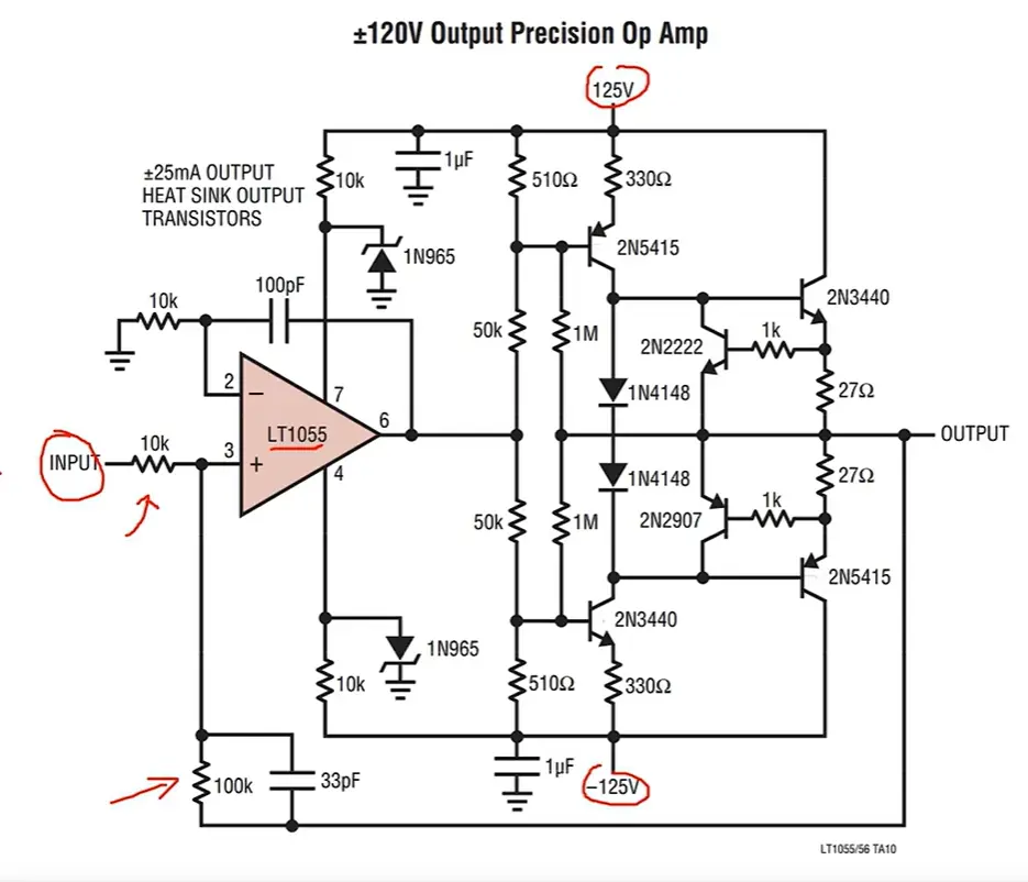 运放电压扩展电路原理图