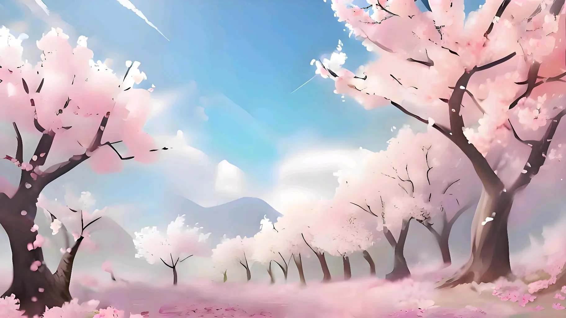 桃花树场景合集