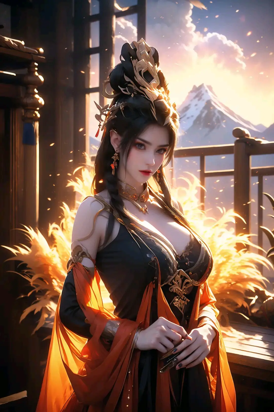 美杜莎女王古风