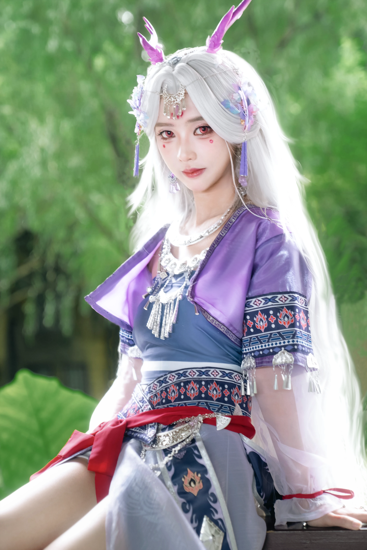 【烛龙·曦月Cos】 我带来了苗疆的花糕,要一起尝尝吗?(内含礼包) - 哔哩哔哩