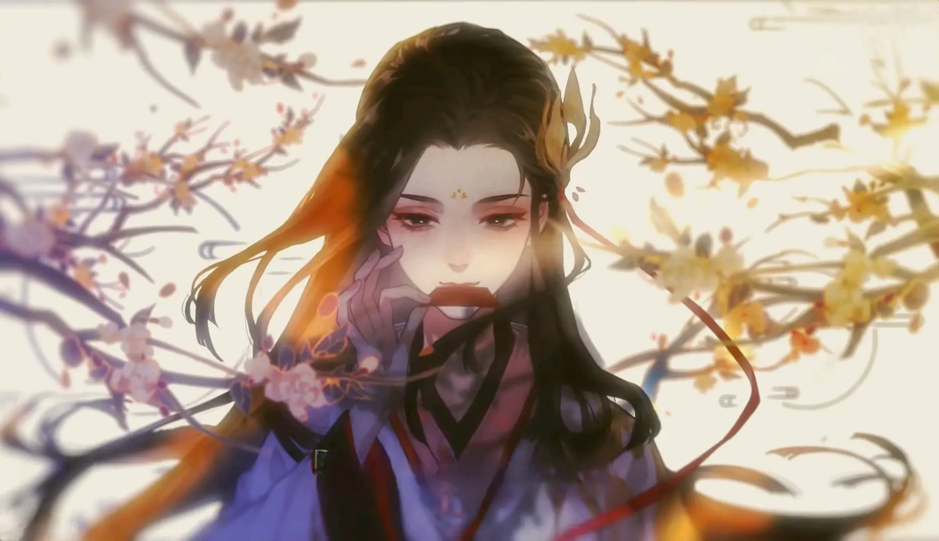 《木兰行》中的花木兰美图