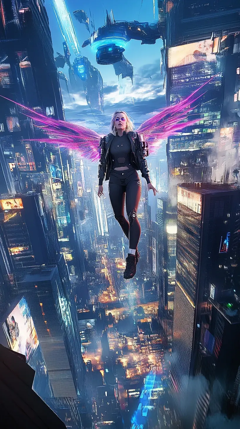 赛博朋克智能代步翅膀来了