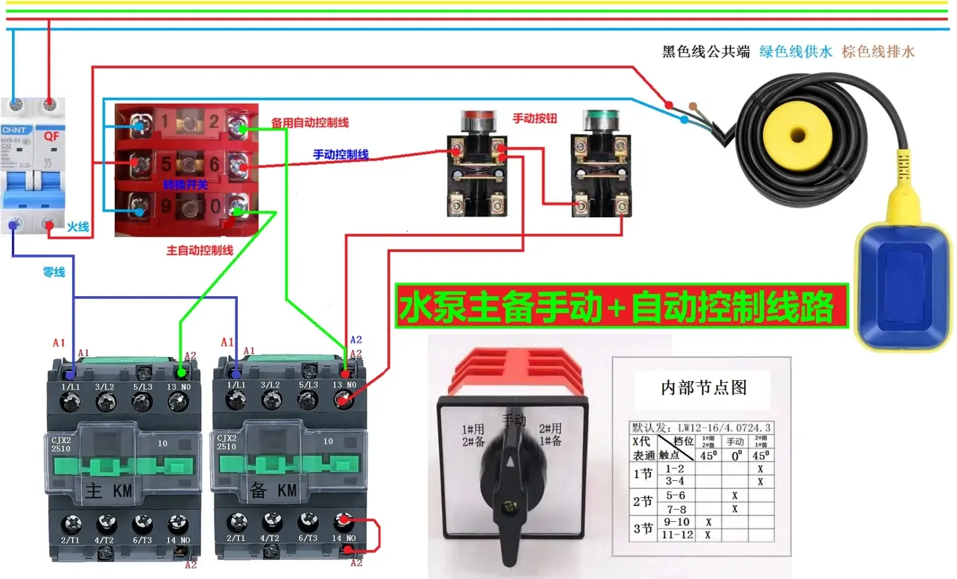 电接点压力表实物接线图片