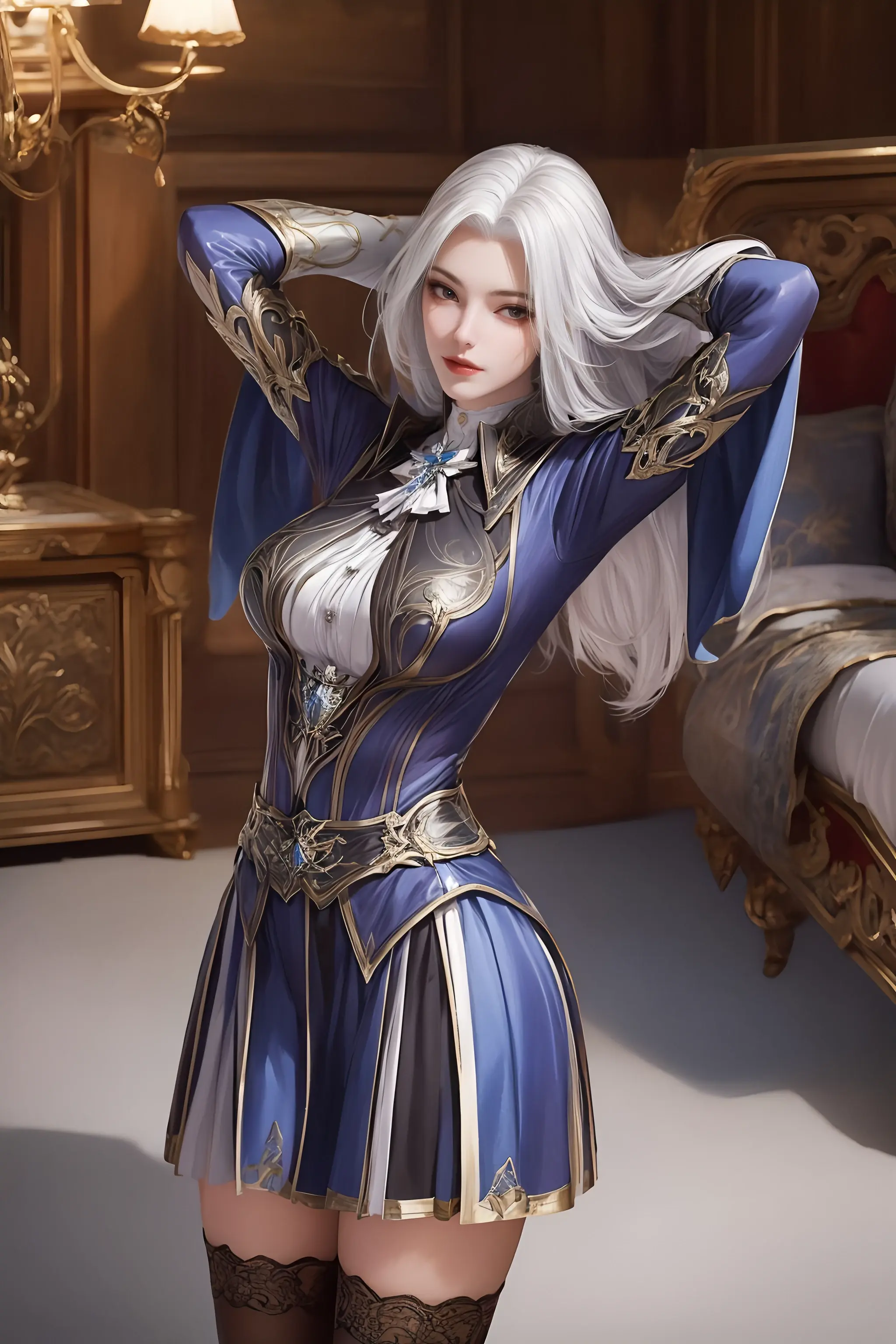 《斗罗大陆》王秋儿壁纸:s身材太完美,白丝长腿臀部挺翘,比萧萧还美!
