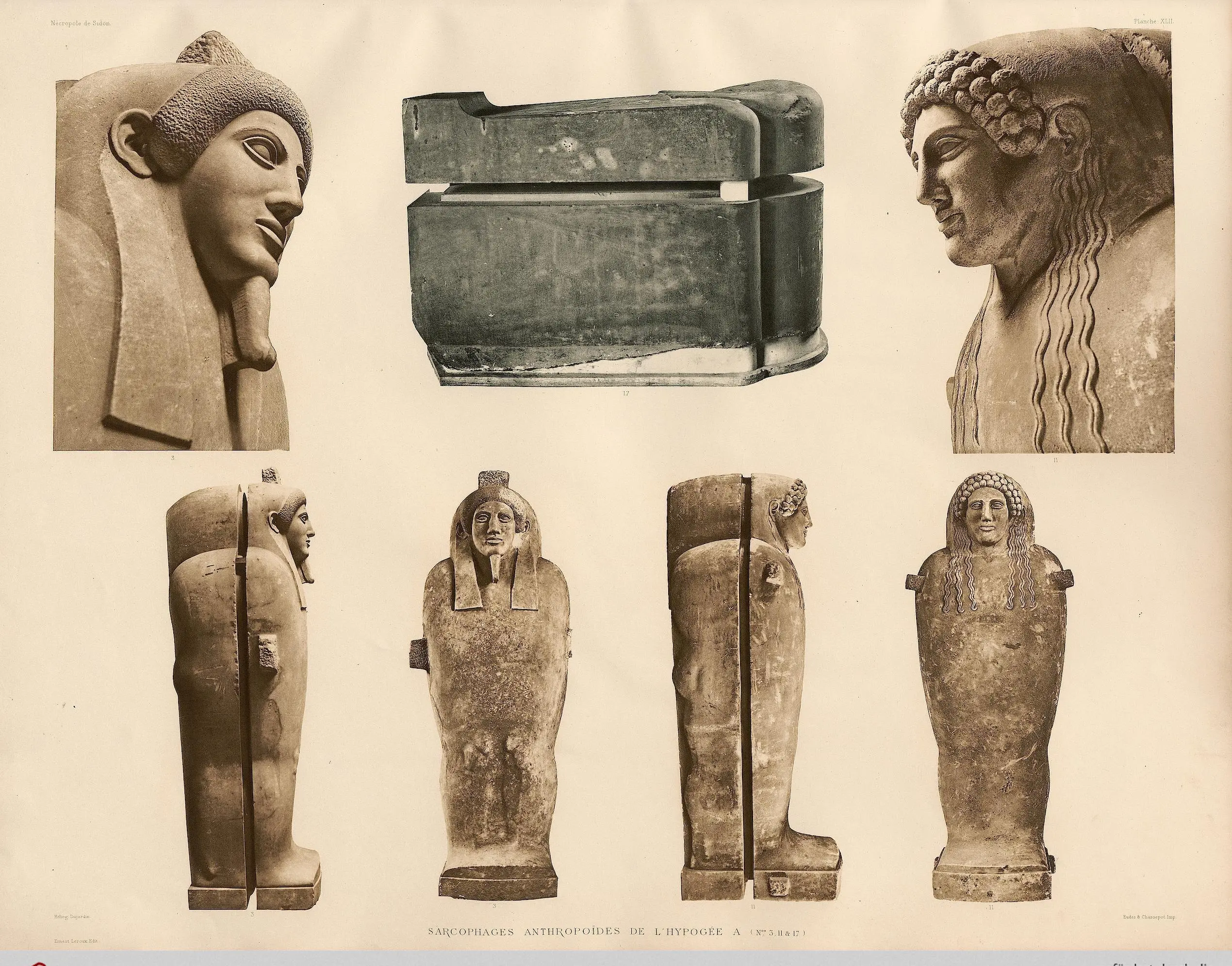 1887年初,在西顿(今属黎巴嫩)郊外的阿亚,采石场工人发现了一座地下