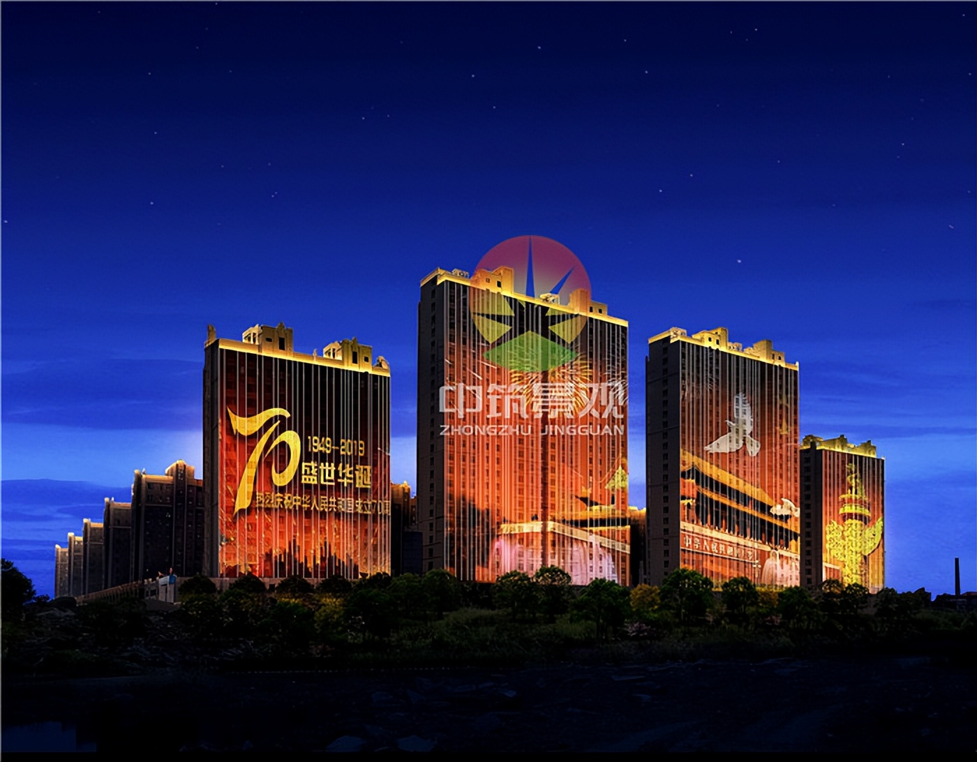 景观亮化工程:美化城市夜景的艺术与技术?|深圳市中筑景观亮化照明科技有限公司 - 哔哩哔哩