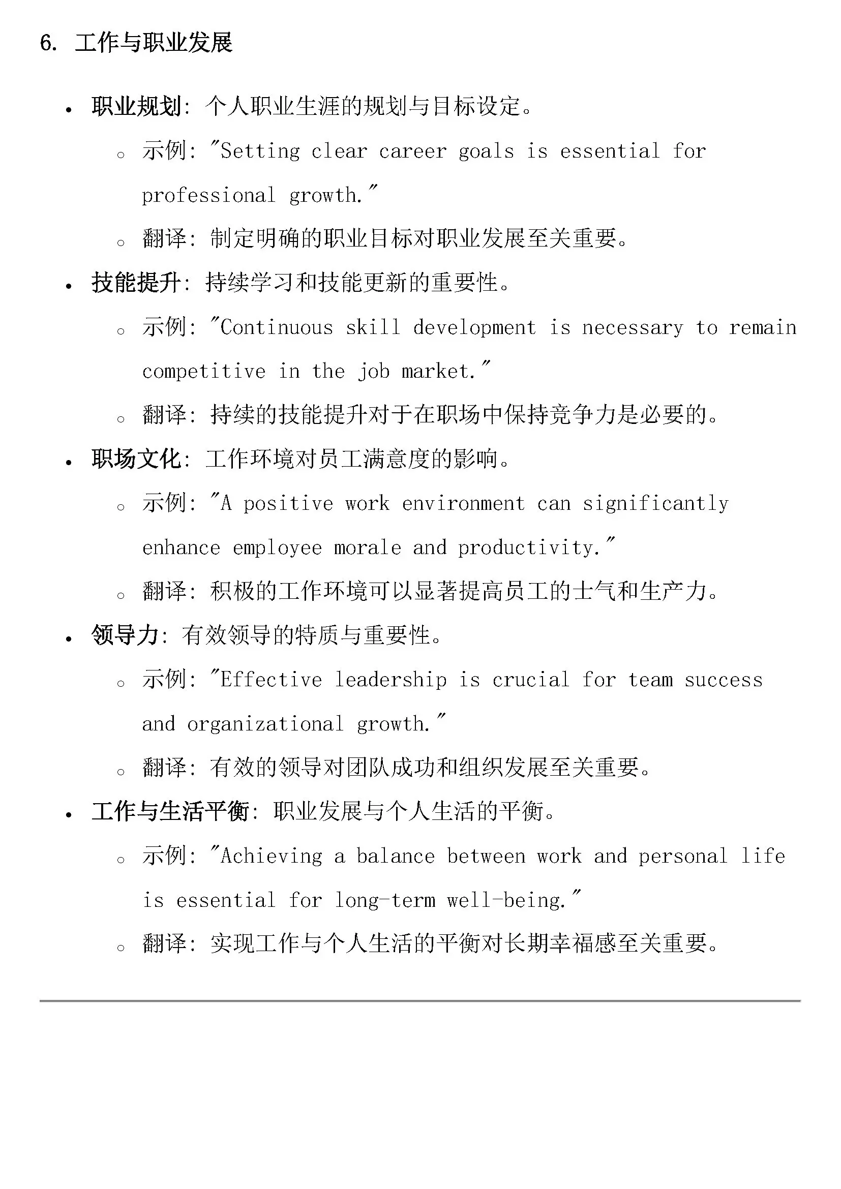 有关职场英语作文(关于职场的英语句子)