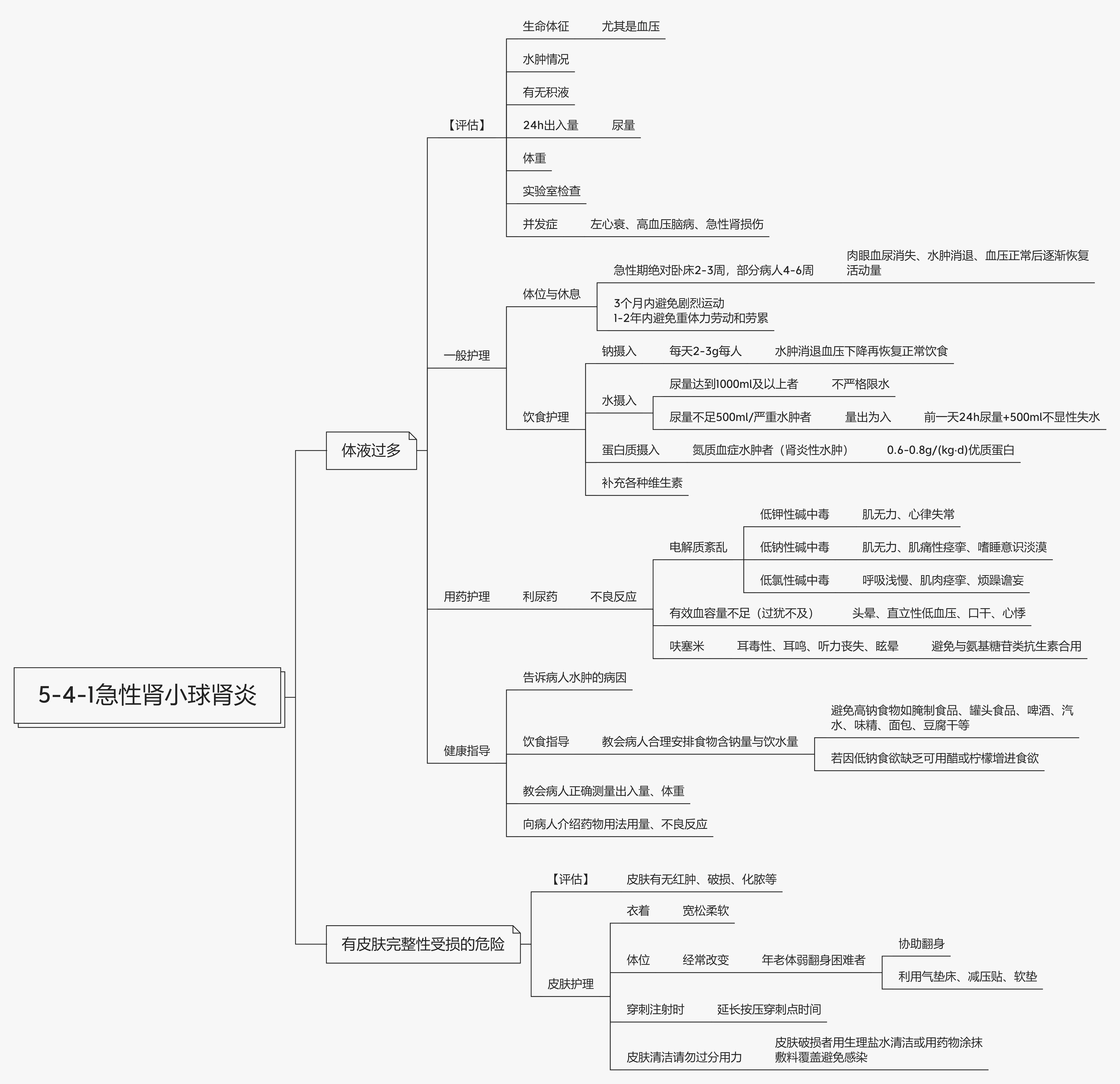 肾的结构思维导图图片