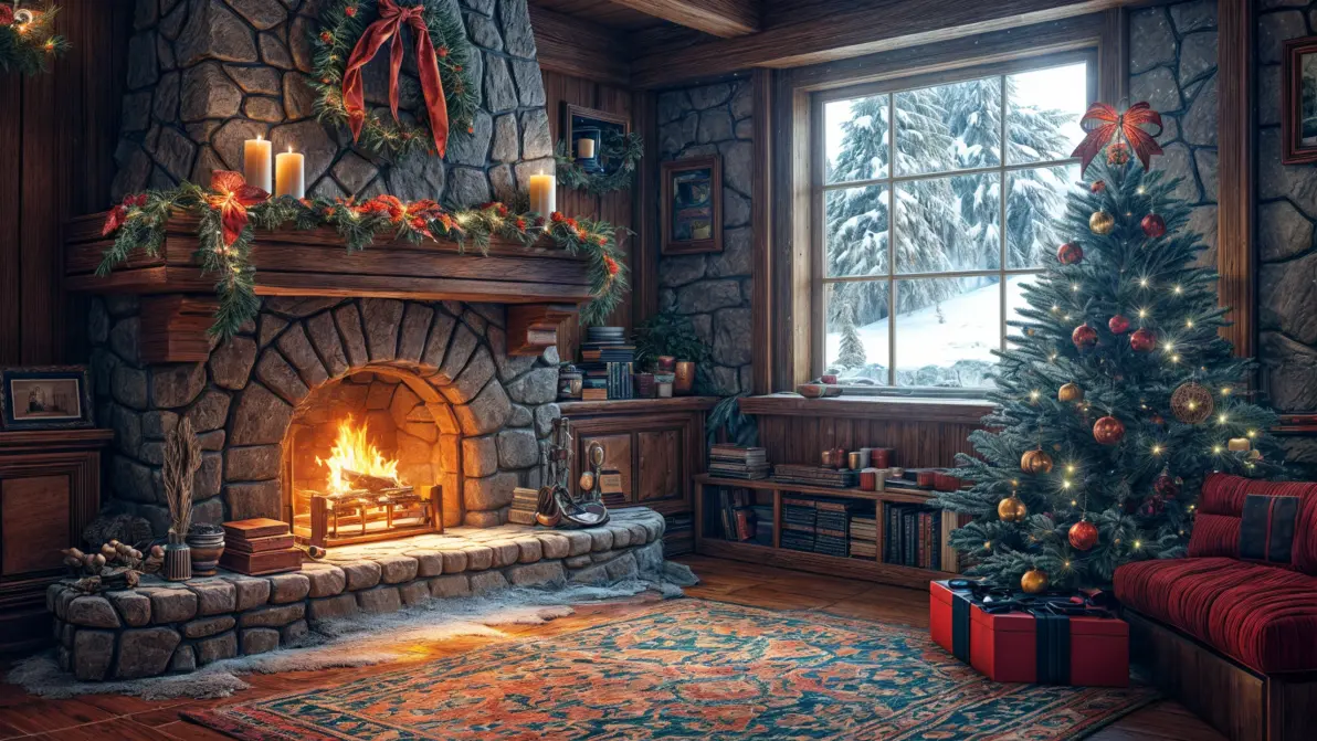 圣诞节投屏背景图(可做电脑壁纸)圣诞背景图分享↓就像这样↓是否想要