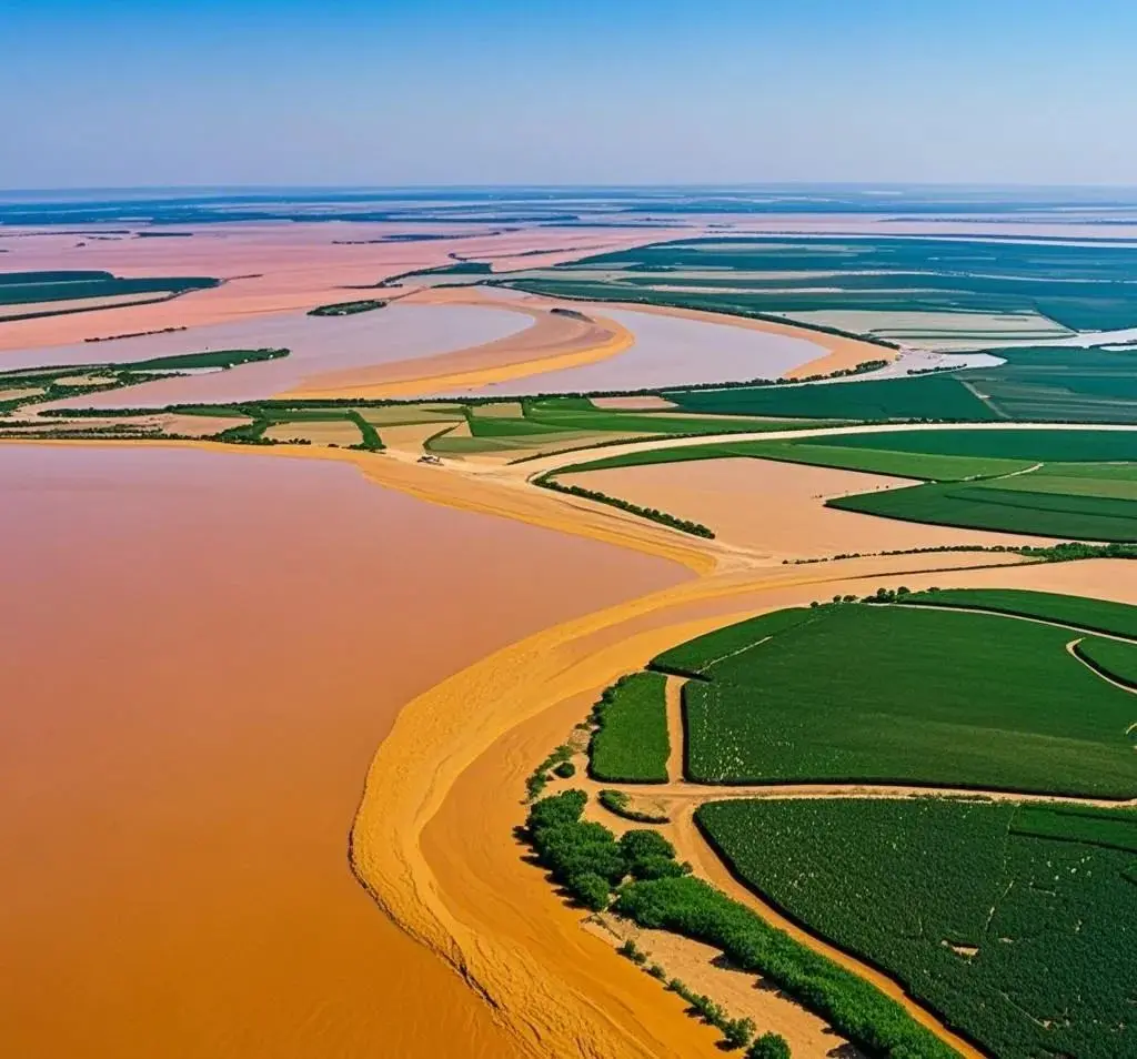 黄河如何创造新陆地?