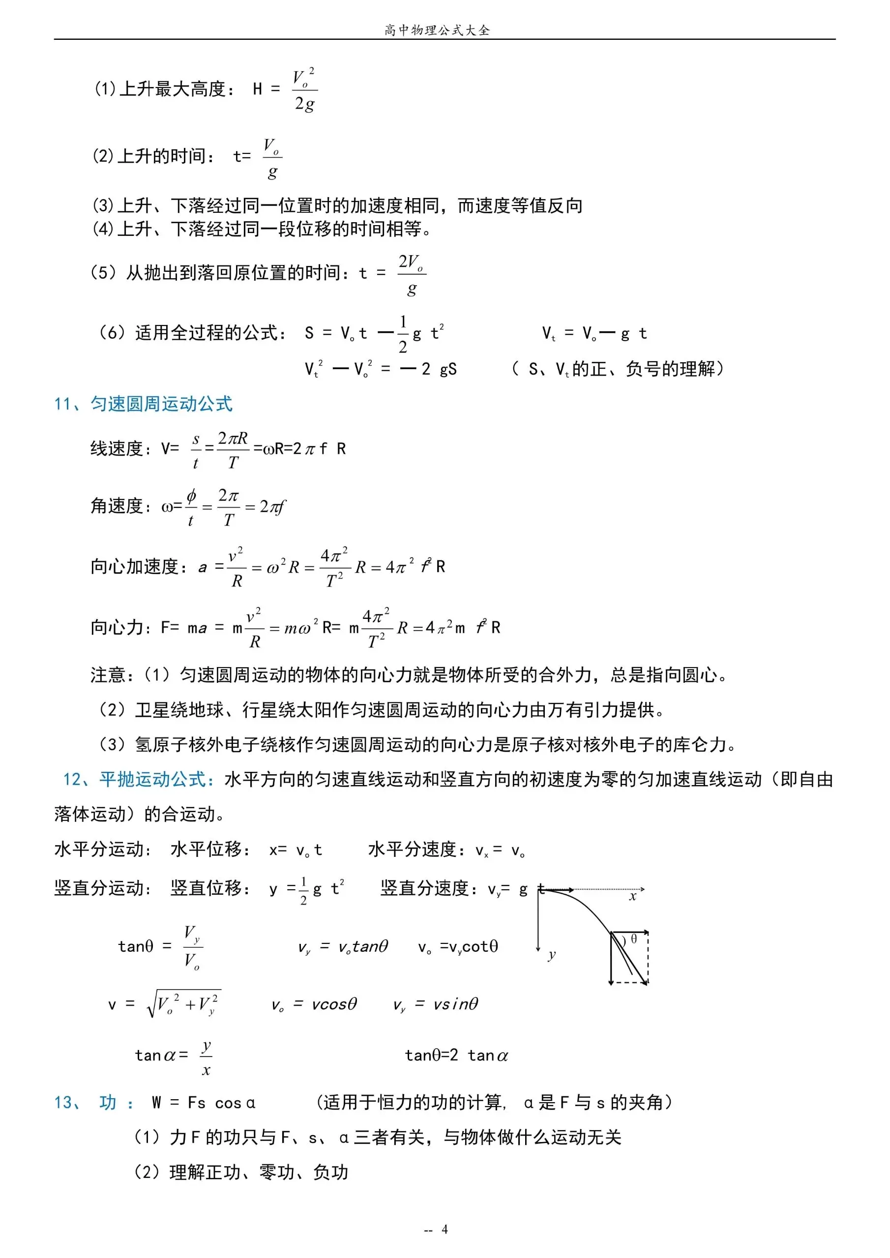 最全公式大全,背它"抄答案!