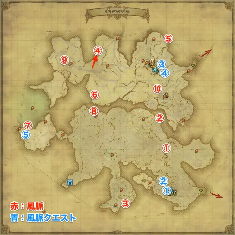 ff14黄金港地图图片