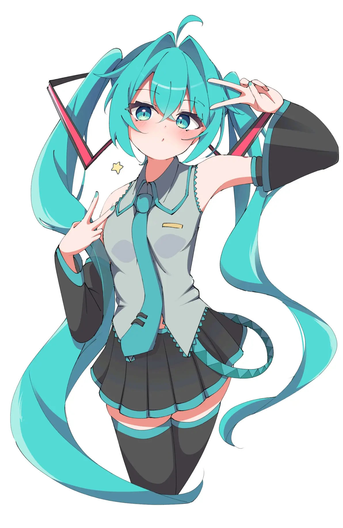 双剪刀手插画特辑