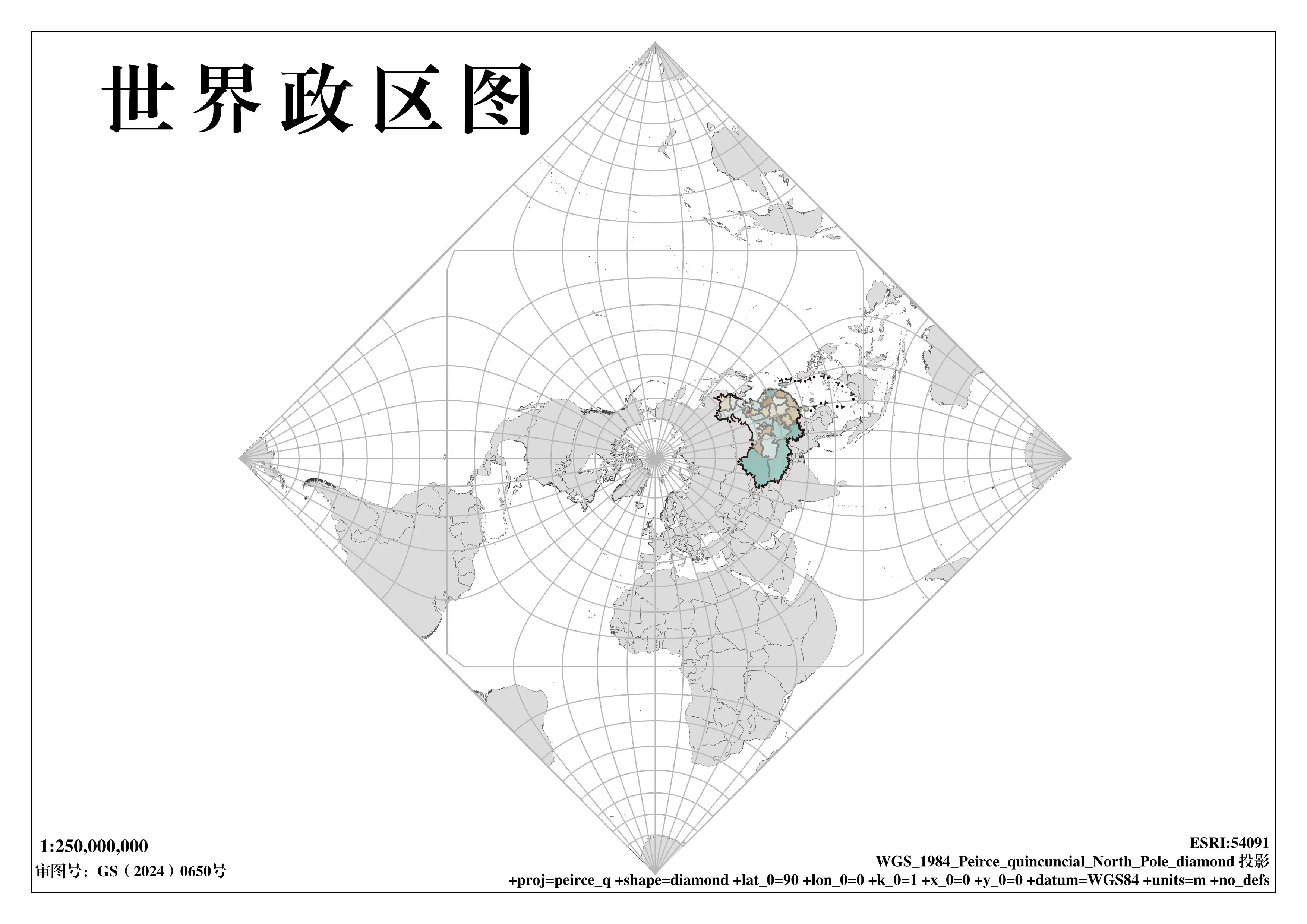 地图投影分类图片