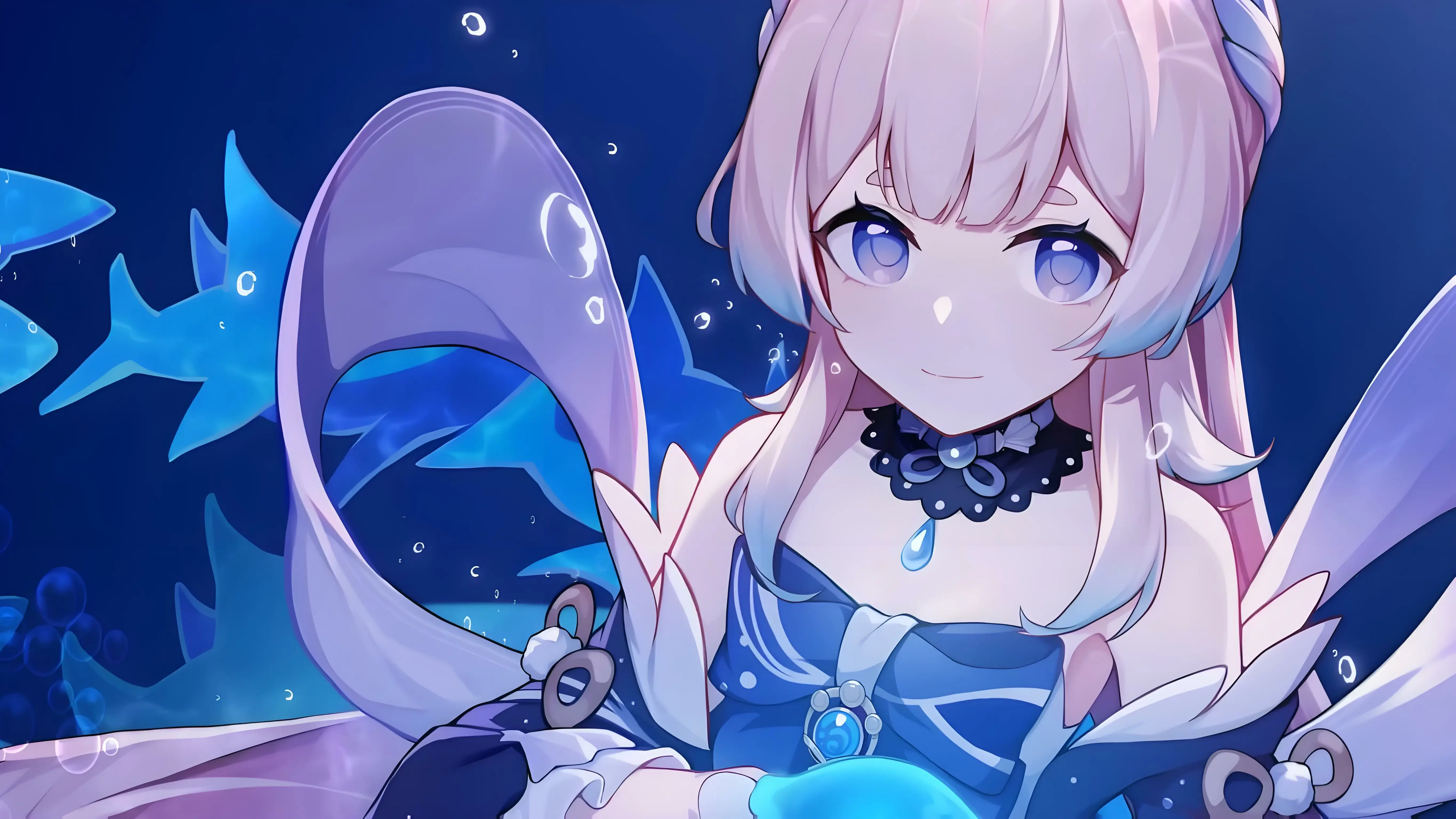 辛苦收到的原神壁纸并修改成169的比例