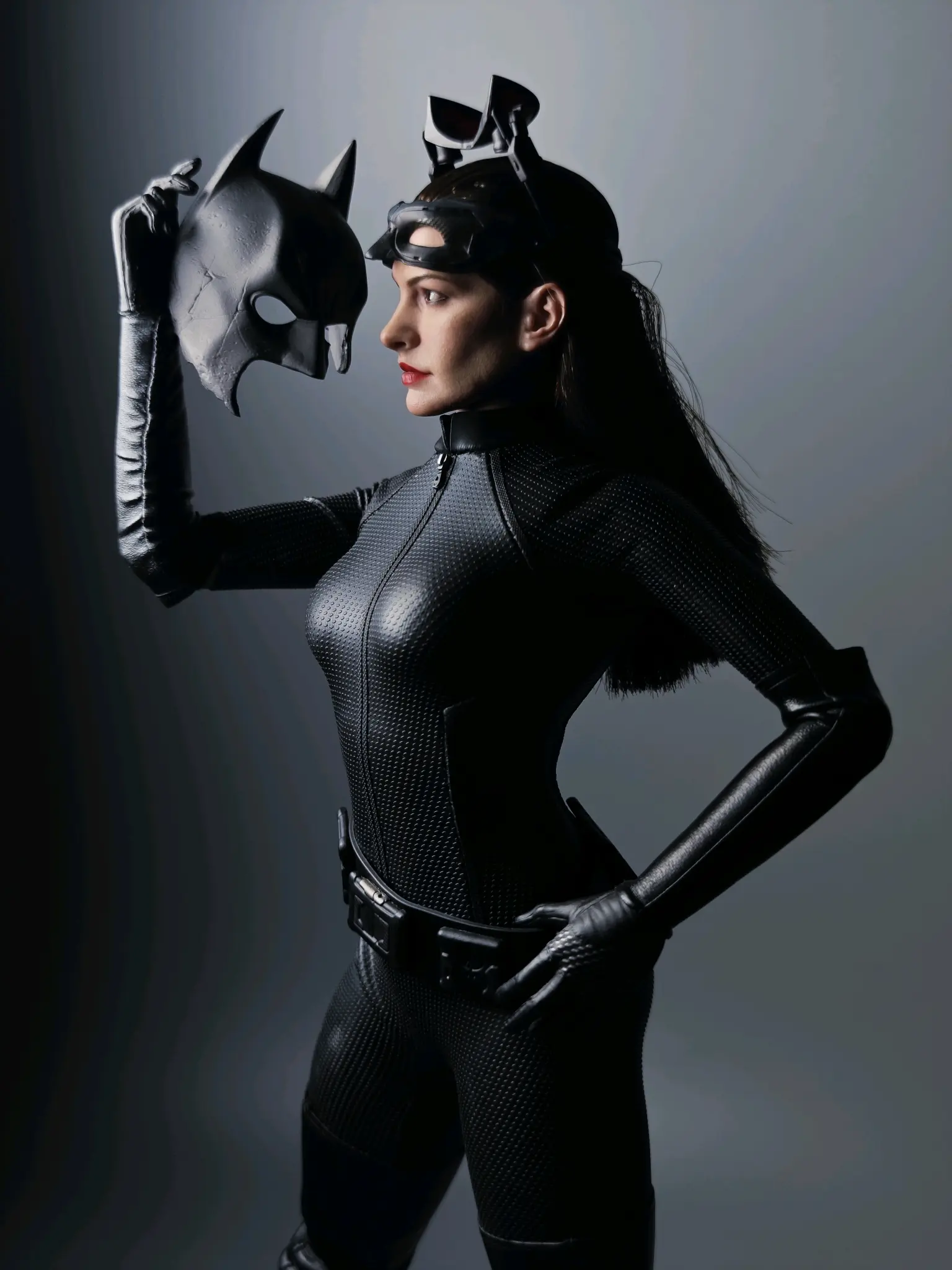 【玩具摄影】猫女2.0重启版hottoys 蝙蝠侠 mms627