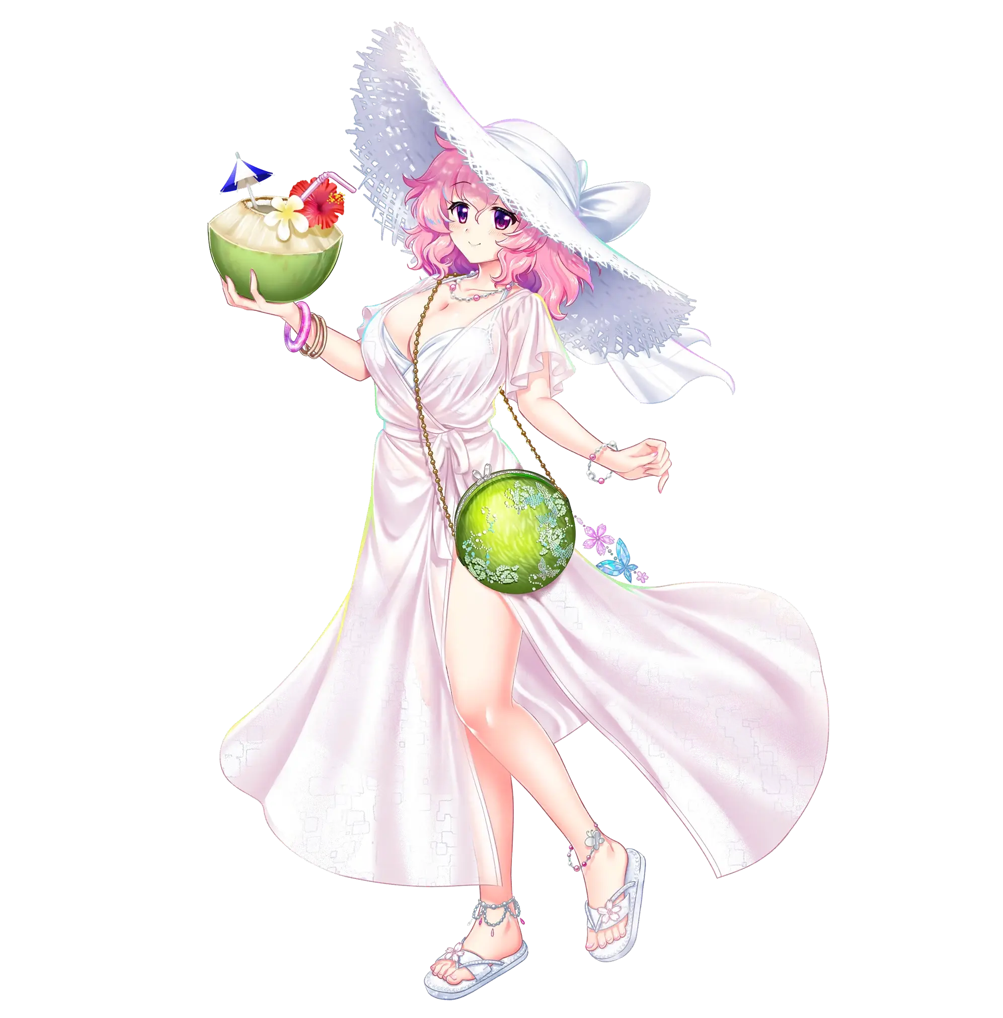 【东方lostword】西行寺幽幽子(c3)立绘 差分