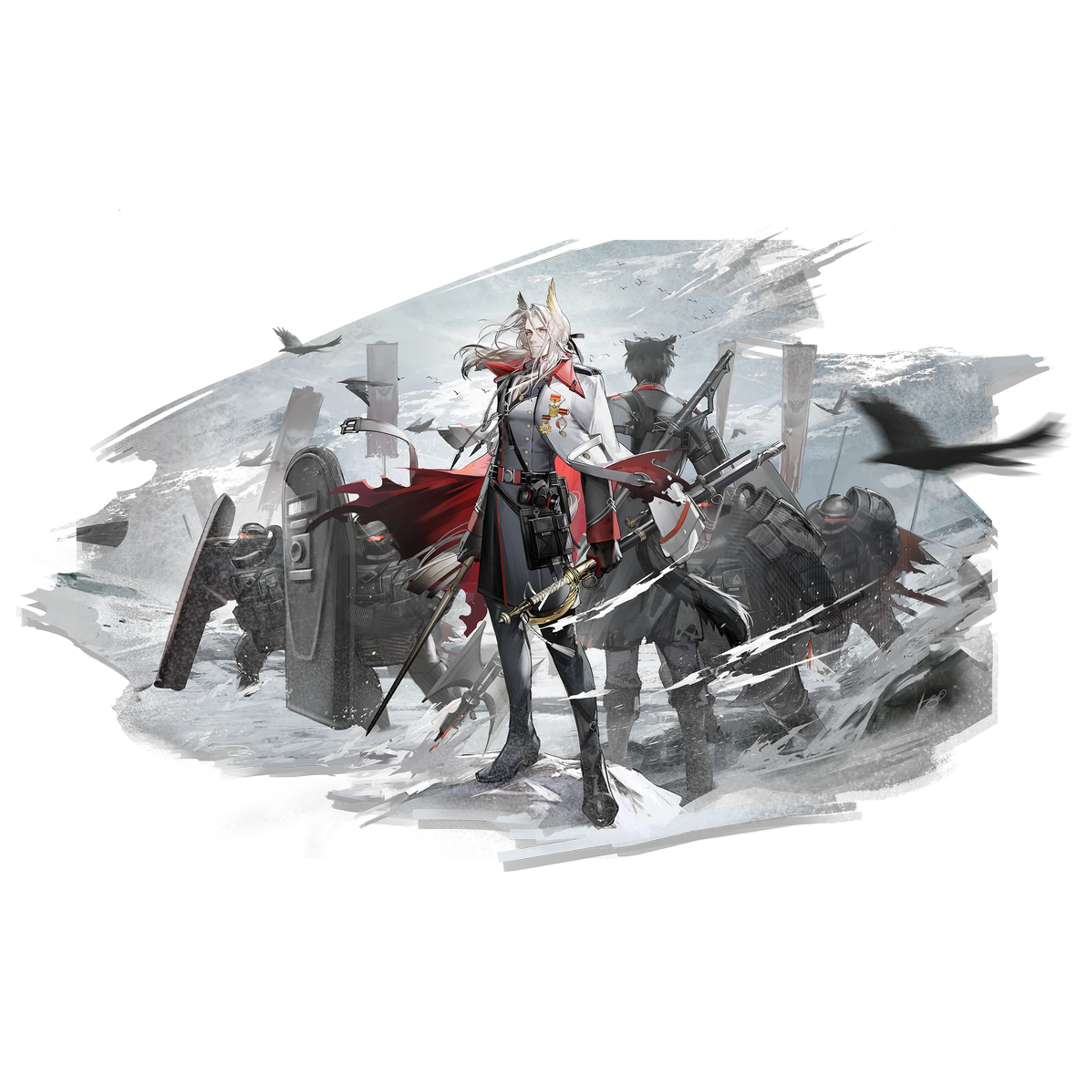 【明日方舟】角色立绘-男干员篇(P3) - 哔哩哔哩