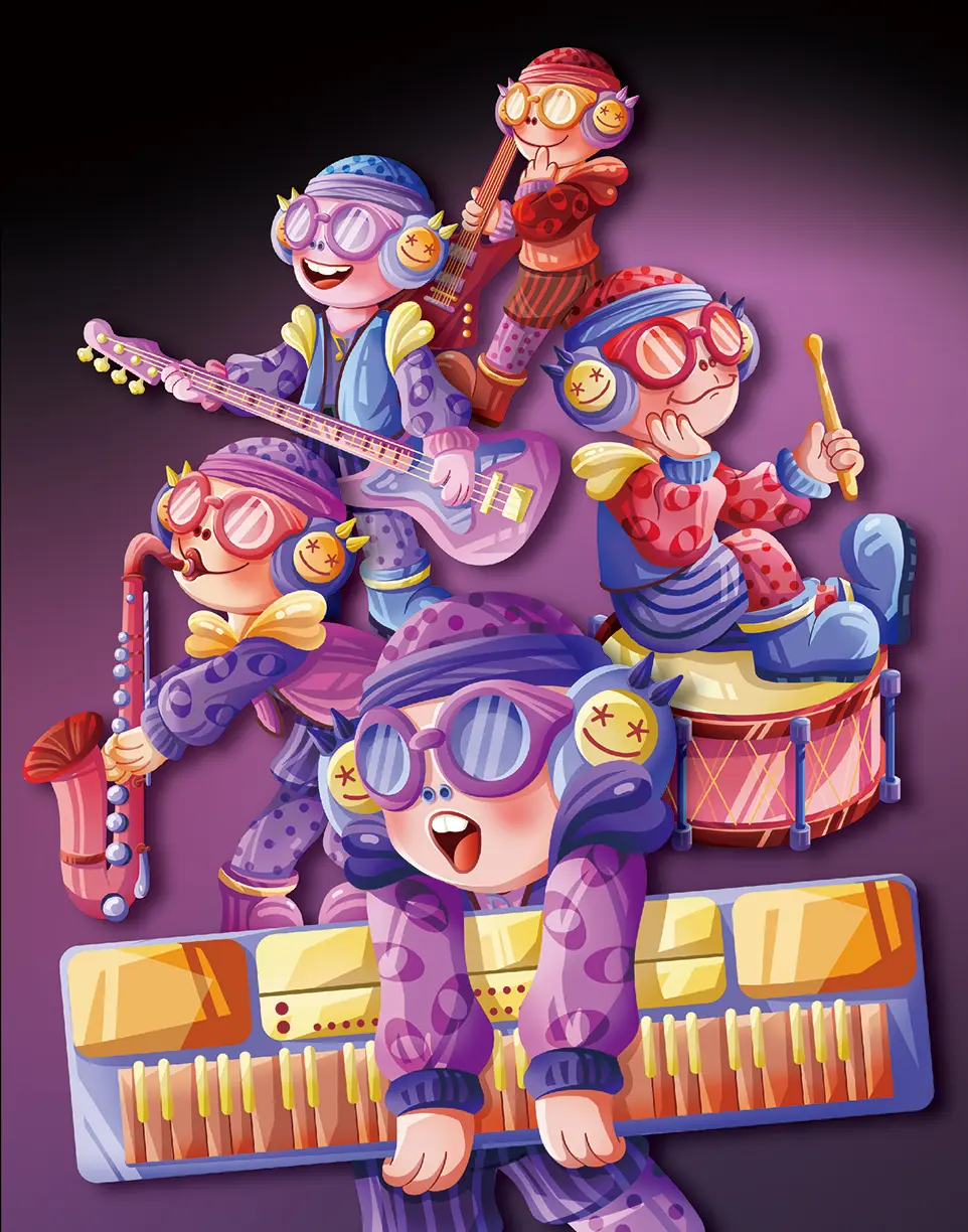 奇卡丨蓝色猩球摩登猩gaga电音之夜