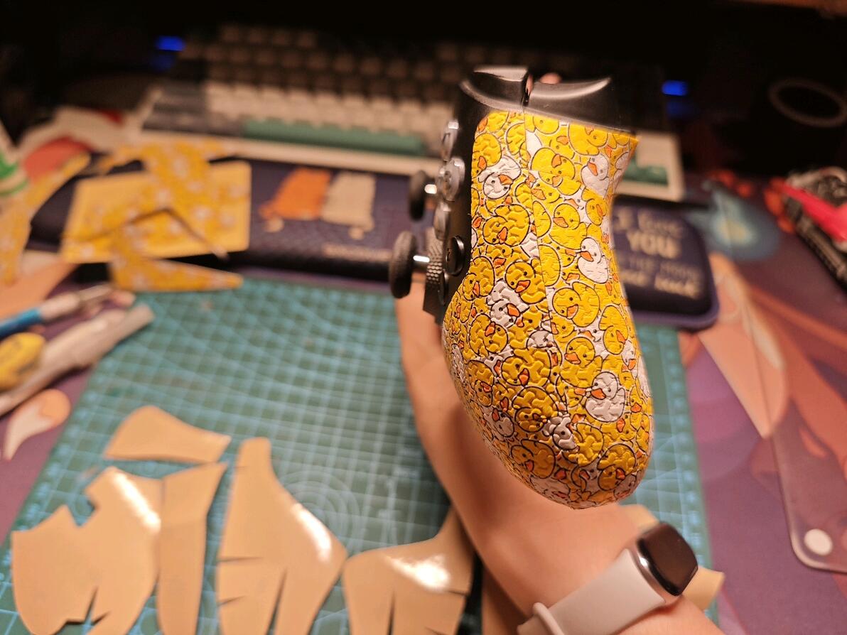 飞智黑武士4pro防滑贴diy手柄防滑贴 - 哔哩哔哩
