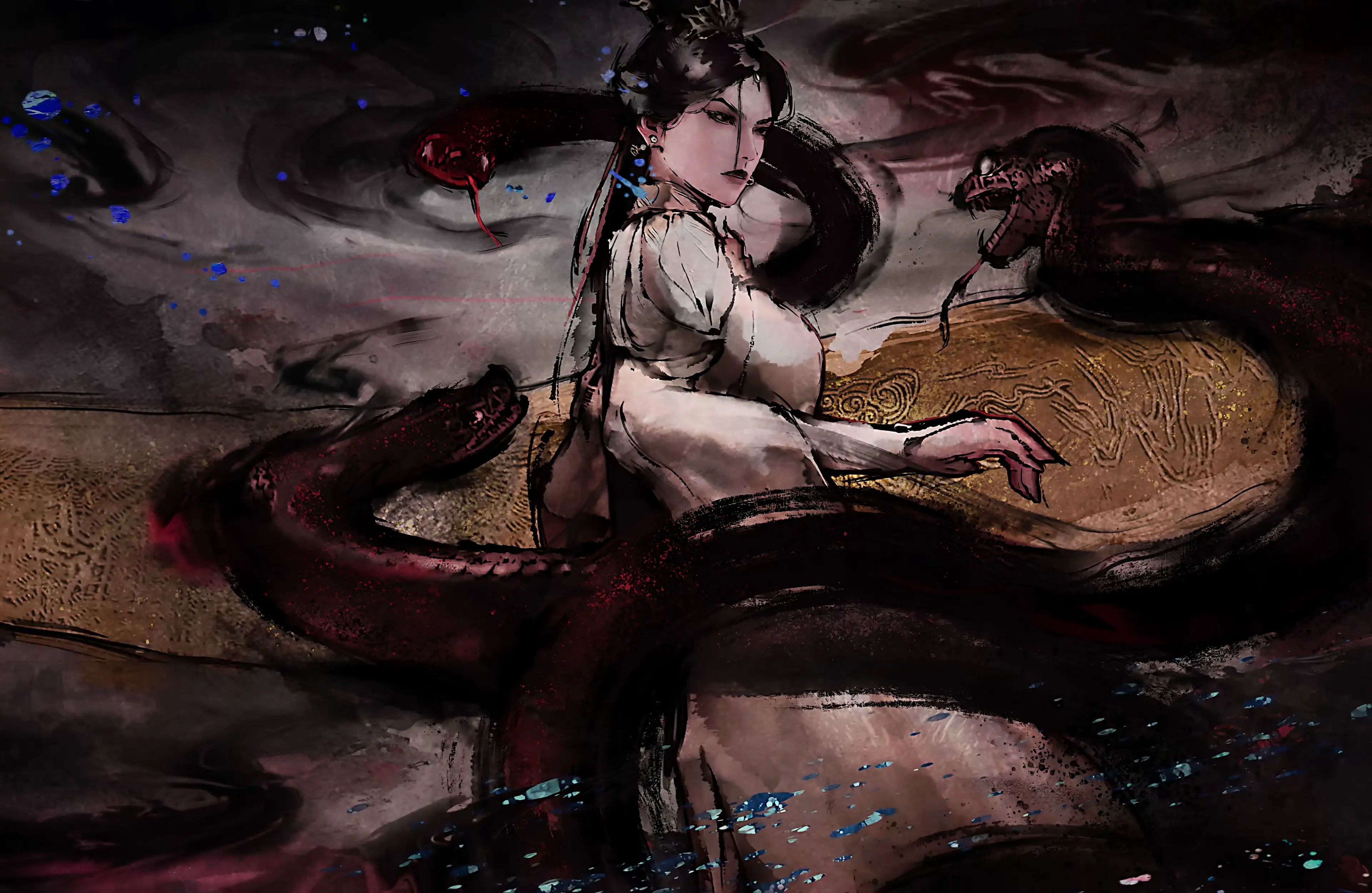 剑来动画001——好看的水墨画和壁纸