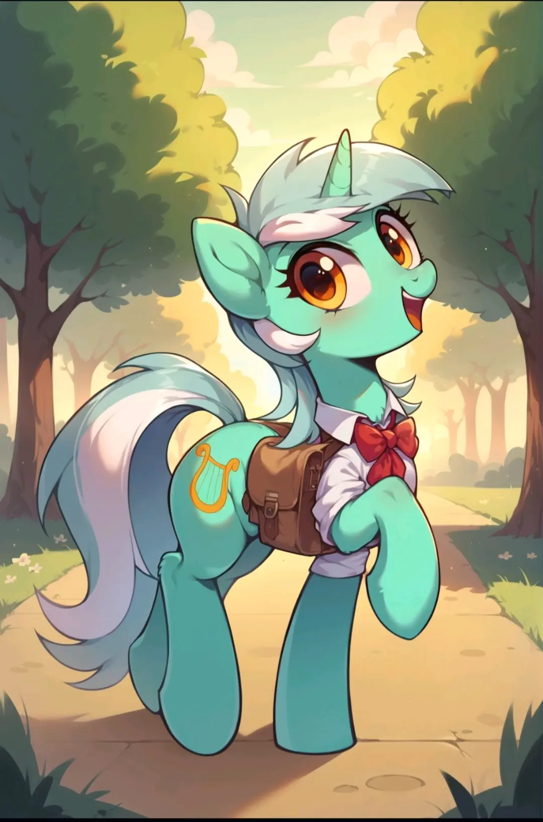 背景小马天琴心弦图集