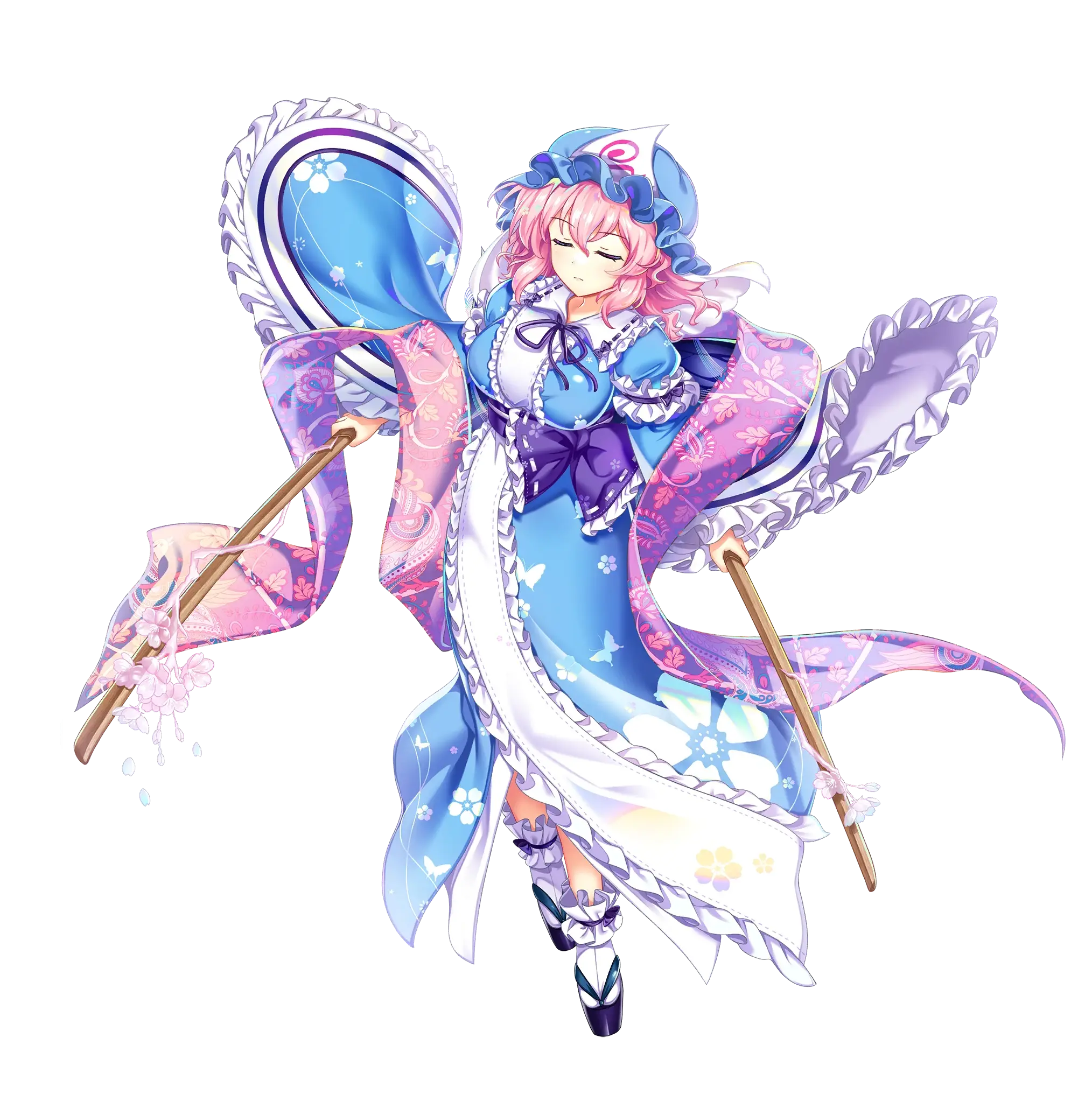 【东方lostword】西行寺幽幽子(l80)立绘 差分