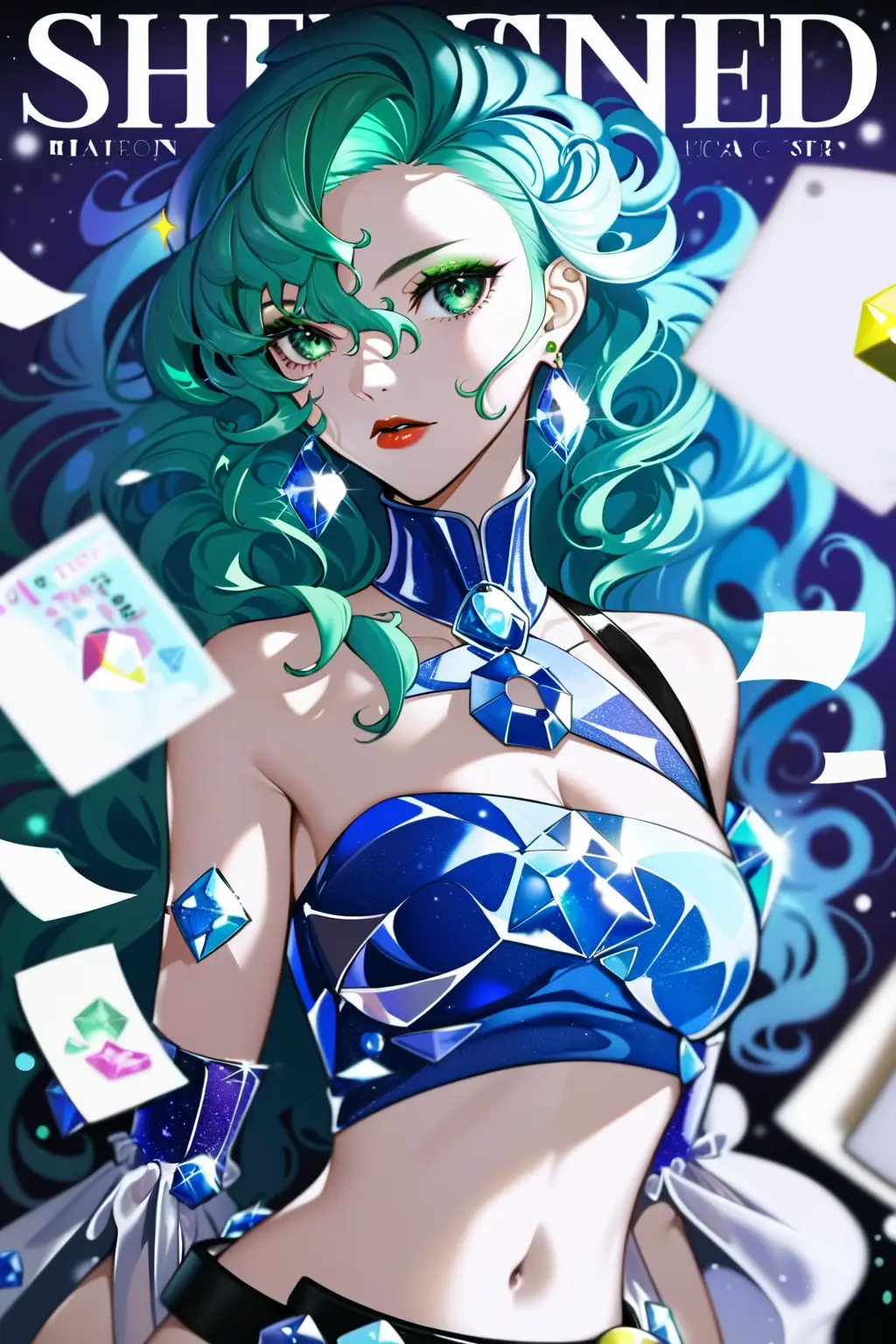 米山舞风格ai绘画