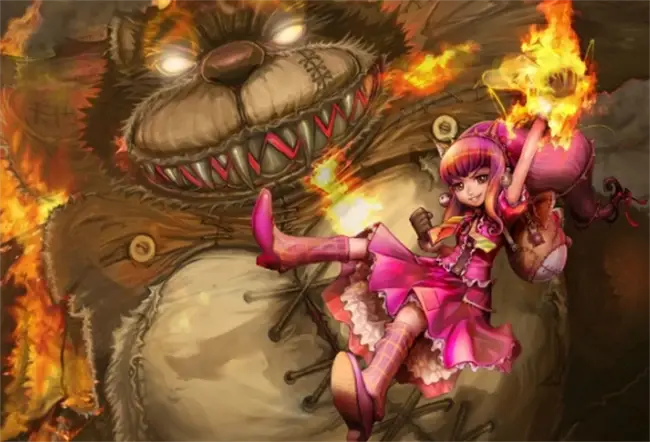 《英雄联盟手游》:黑暗之女安妮攻略,一套打残对面所有英雄