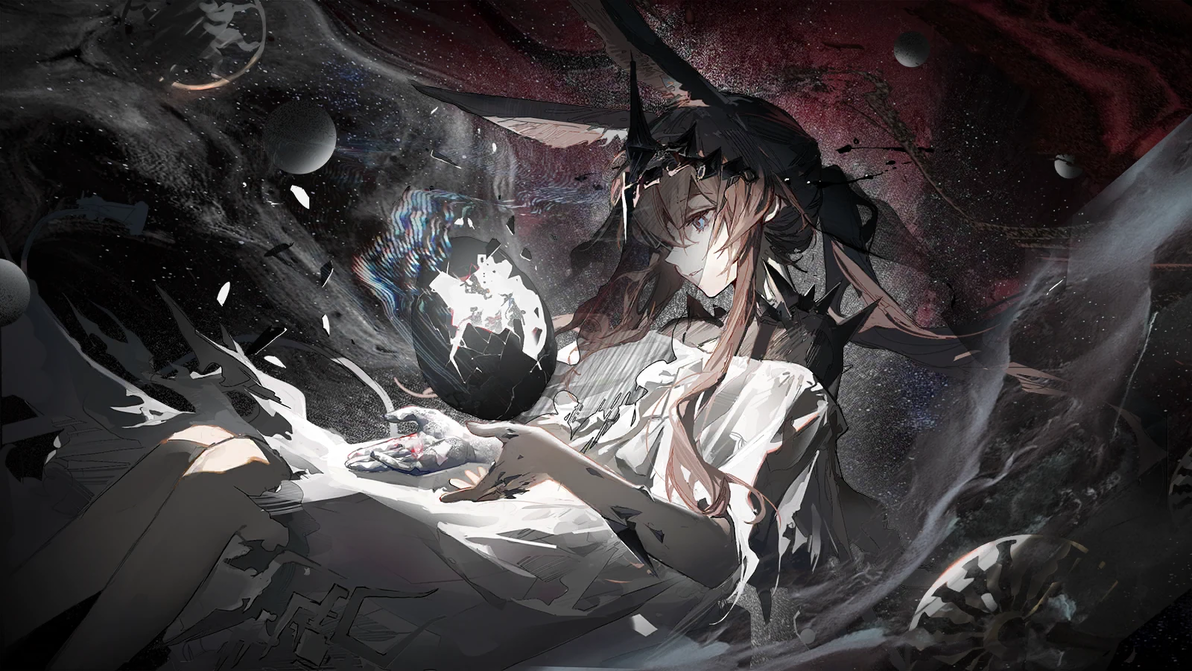 明日方舟 集成战略「萨卡兹的无终奇语」五结局 魔王兔 CG [画质增强] - 哔哩哔哩