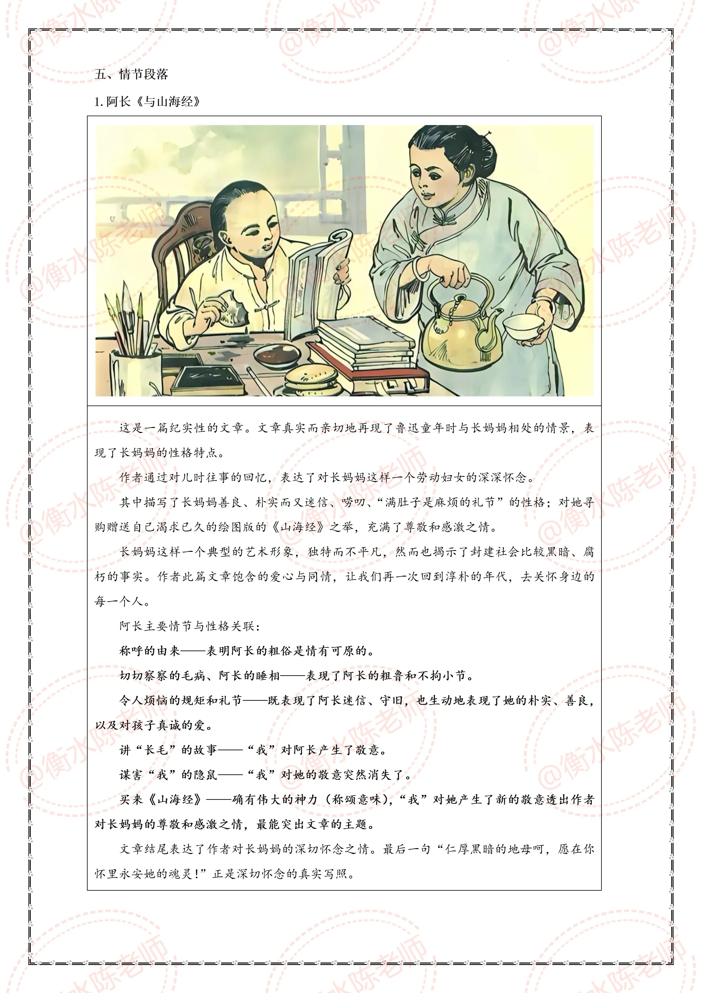 阿长妈介绍
