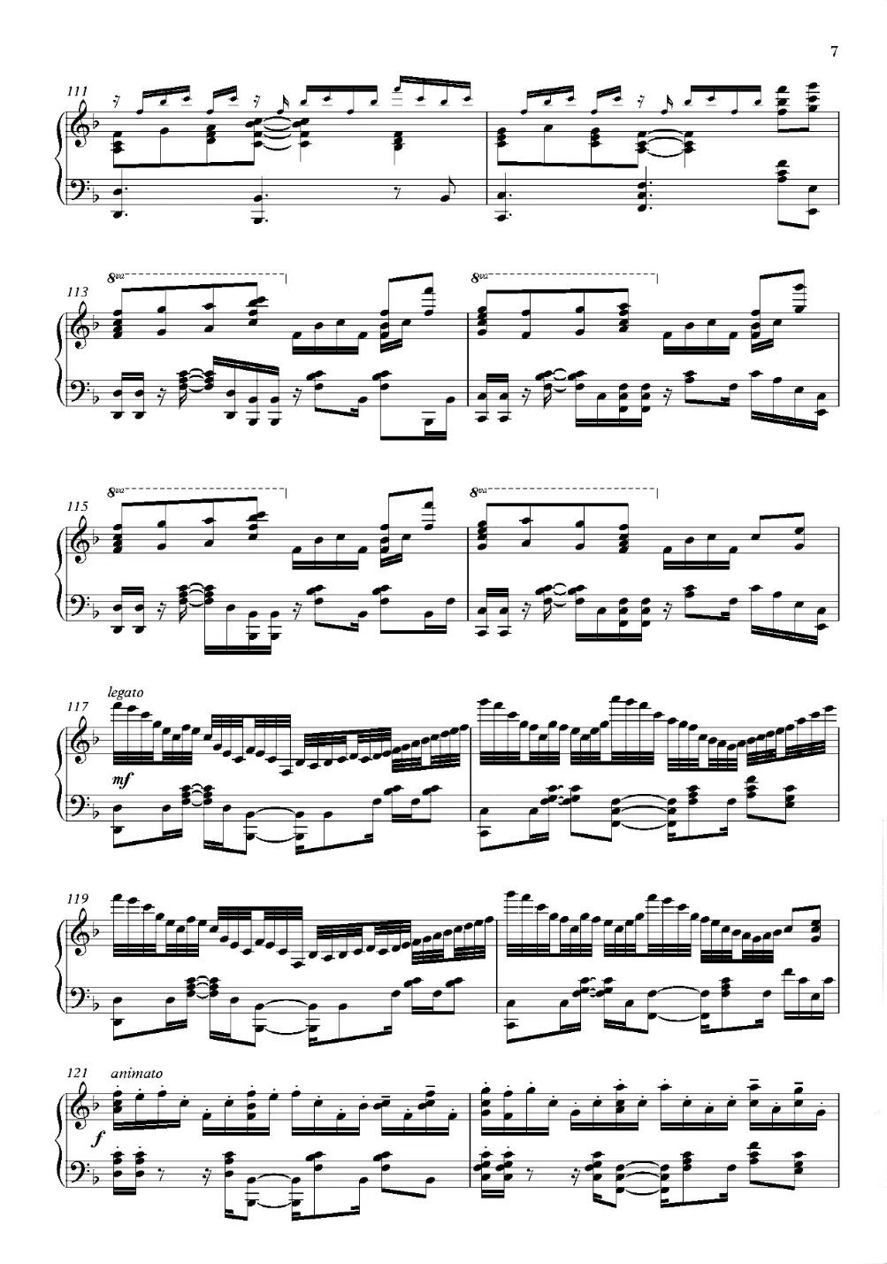 【animemusic】a叔-sincerely-紫罗兰永恒花园钢琴谱