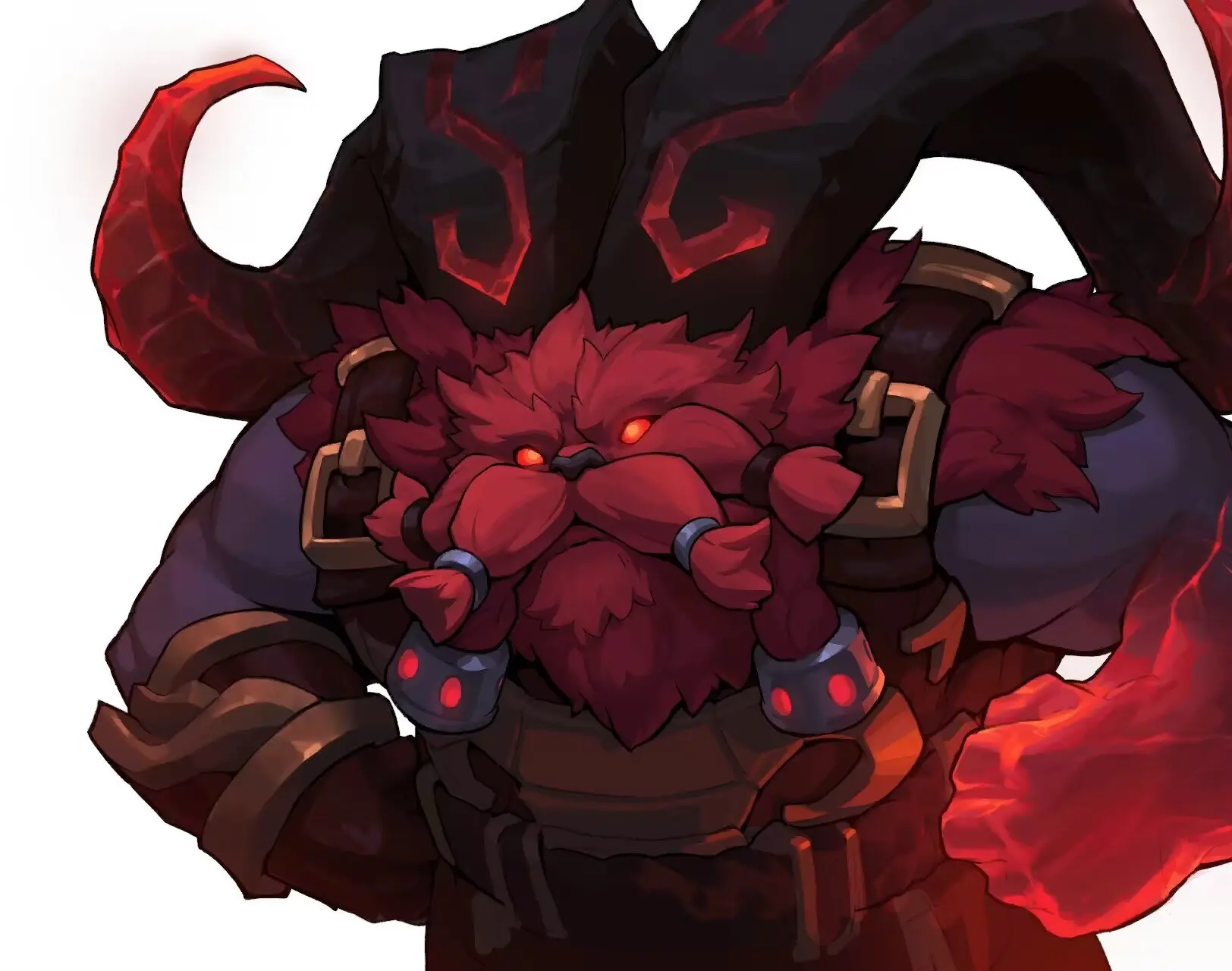 英雄联盟炉乡之灵奥恩插画