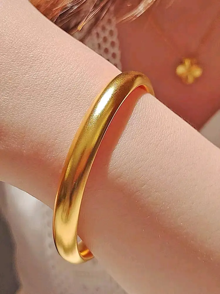 黄金泥鳅背手镯