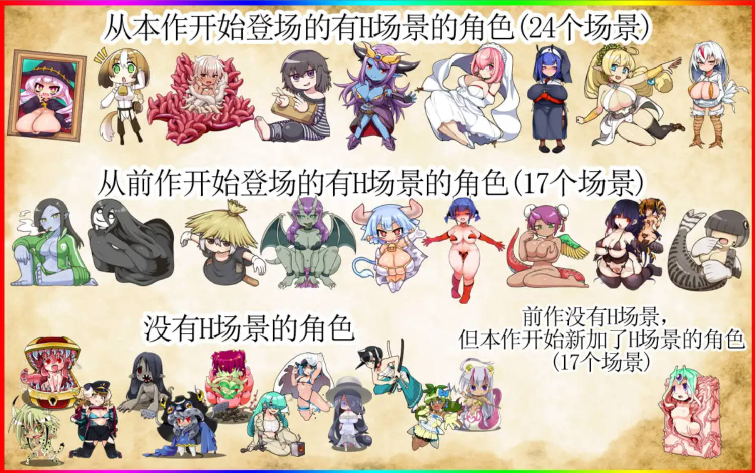 【游戏】电脑【SLG/官中/动态】怪物娘学园 v1.31 官方中文版[3.32G]【900】